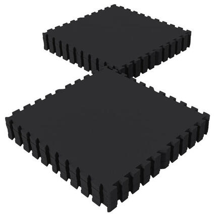 Tapis de Protection Fitness Puzzle - 16 Dalles, 60x60x1,2 cm, Tapis de Sol