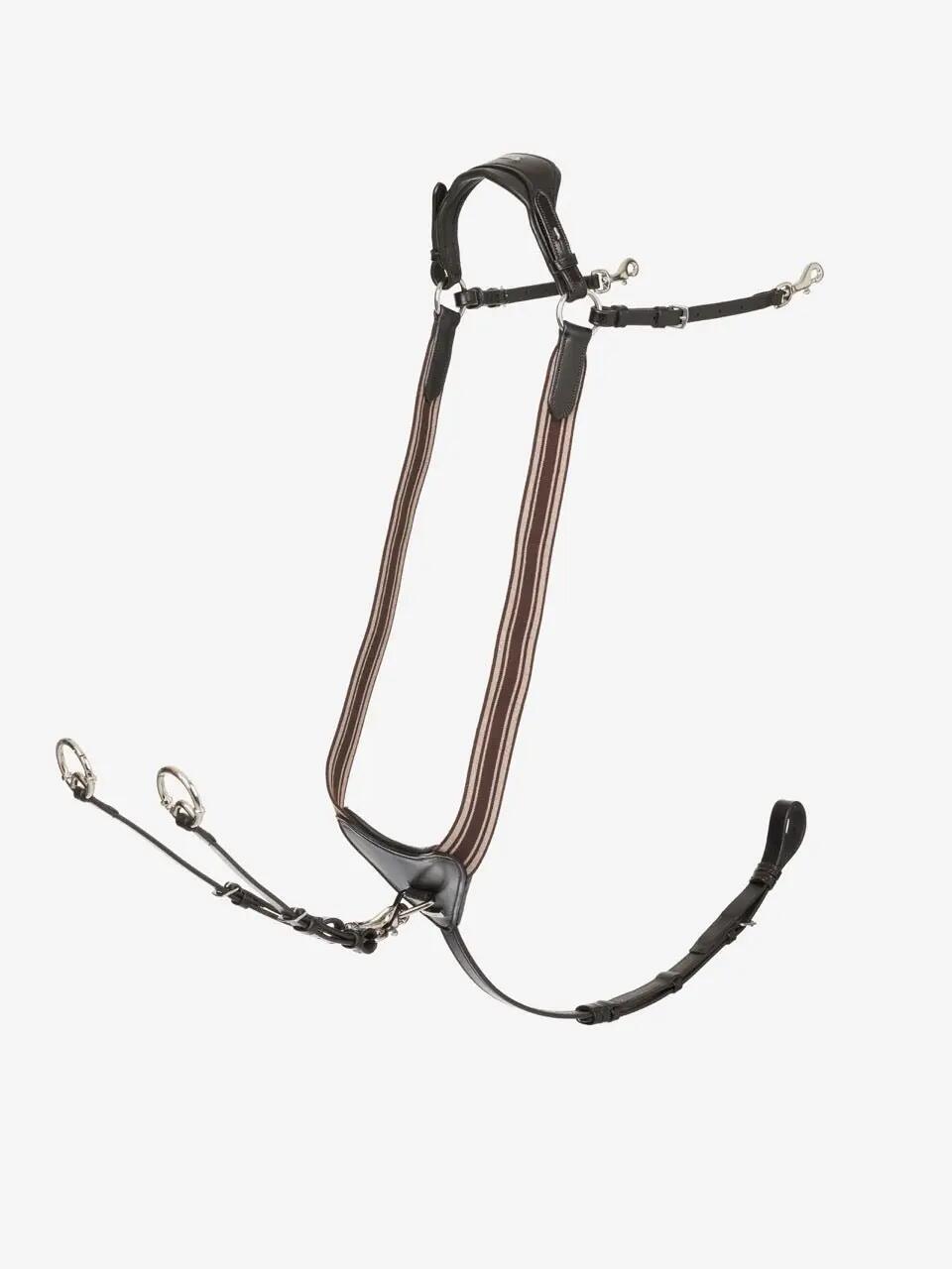 Lemieux Arika Elastic Breastplate Havana/zilver - 6/7