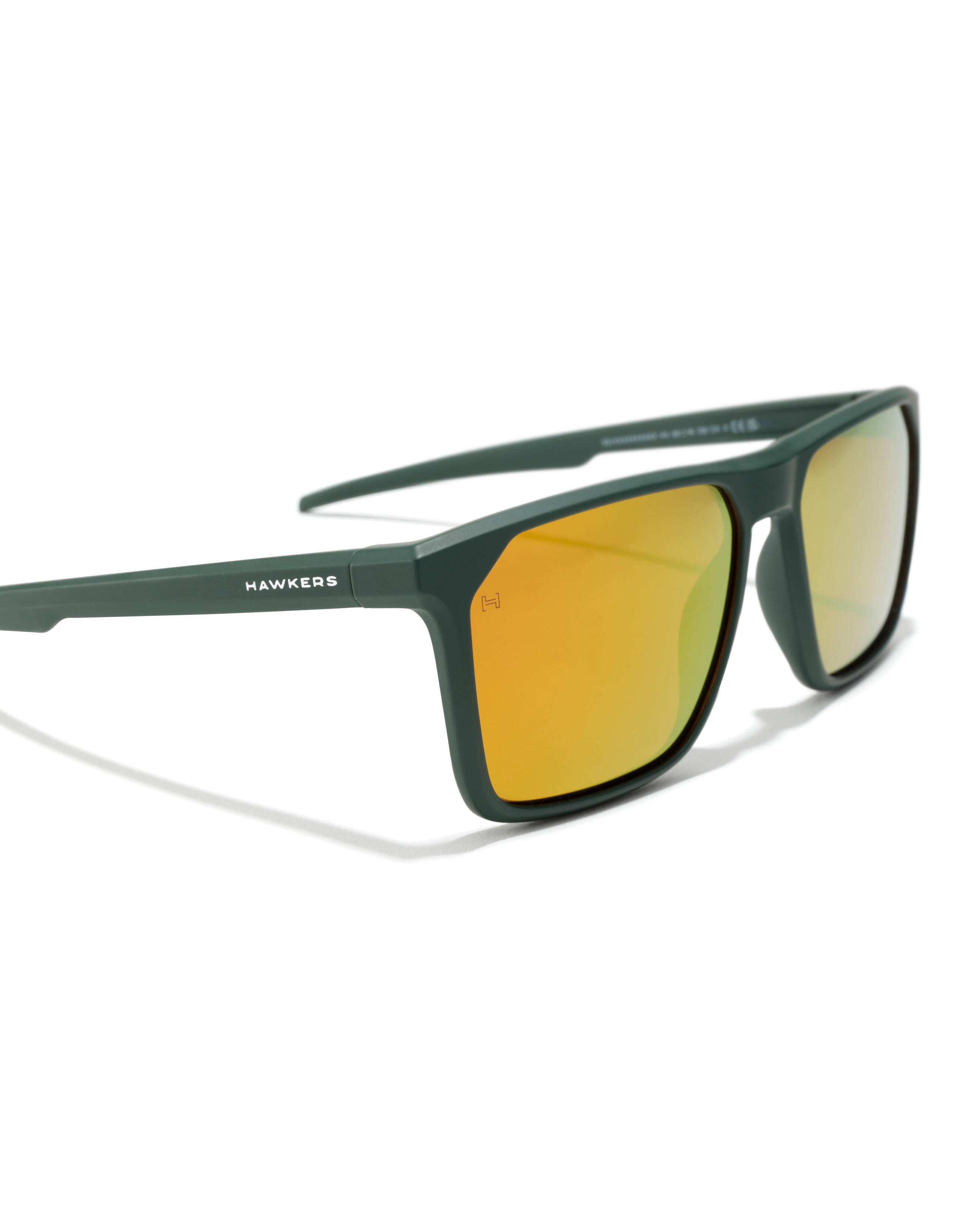 HAWKERS - Lunettes de soleil pour hommes femmes HORIZON POLARIZED GREEN DAYLIGHT 5/8