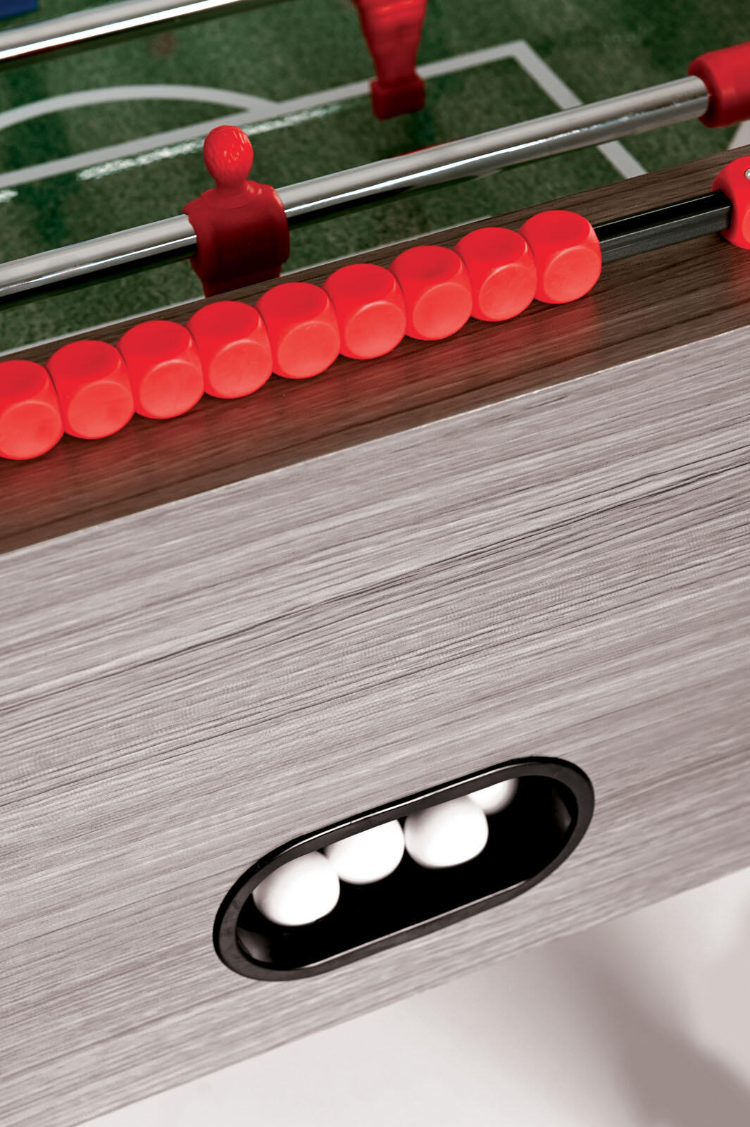 [F100GRRLNO] Calciobalilla in rovere Grigio con Aste Rientranti 6/7