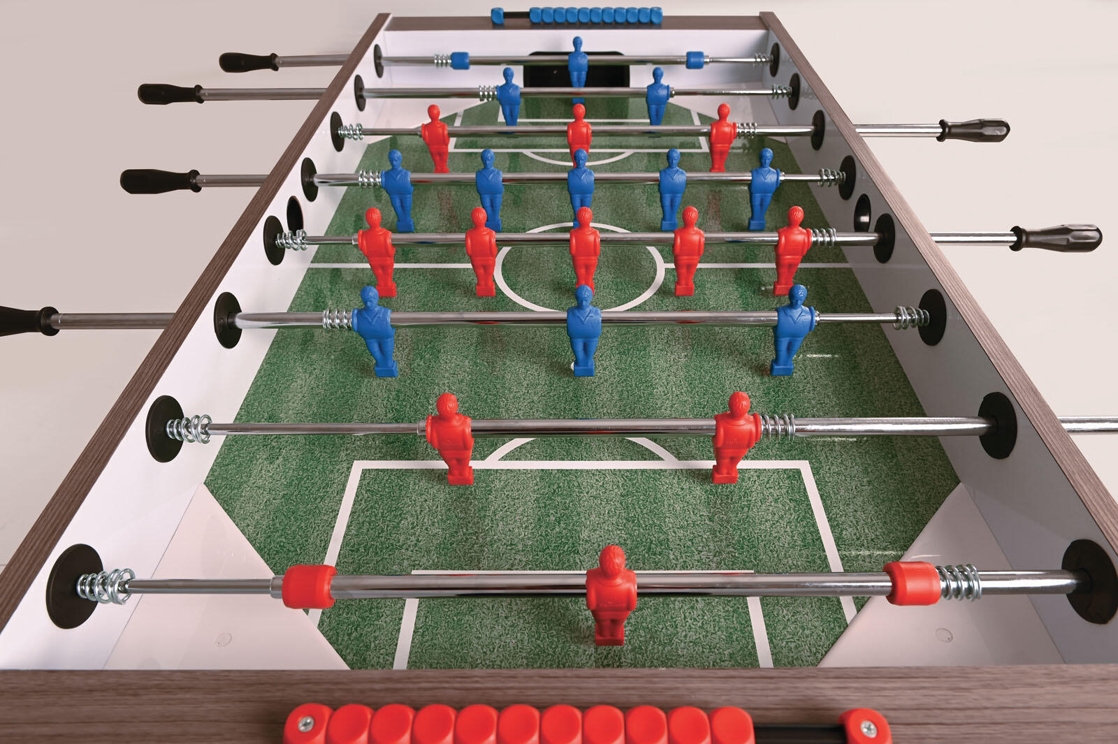 [F100GRRLNO] Calciobalilla in rovere Grigio con Aste Rientranti 3/7