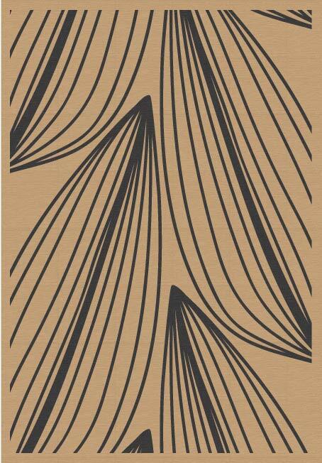 Tapis extérieur 150x275 cm Marron résistant UV pliable - Human Comfort Carros 2/7