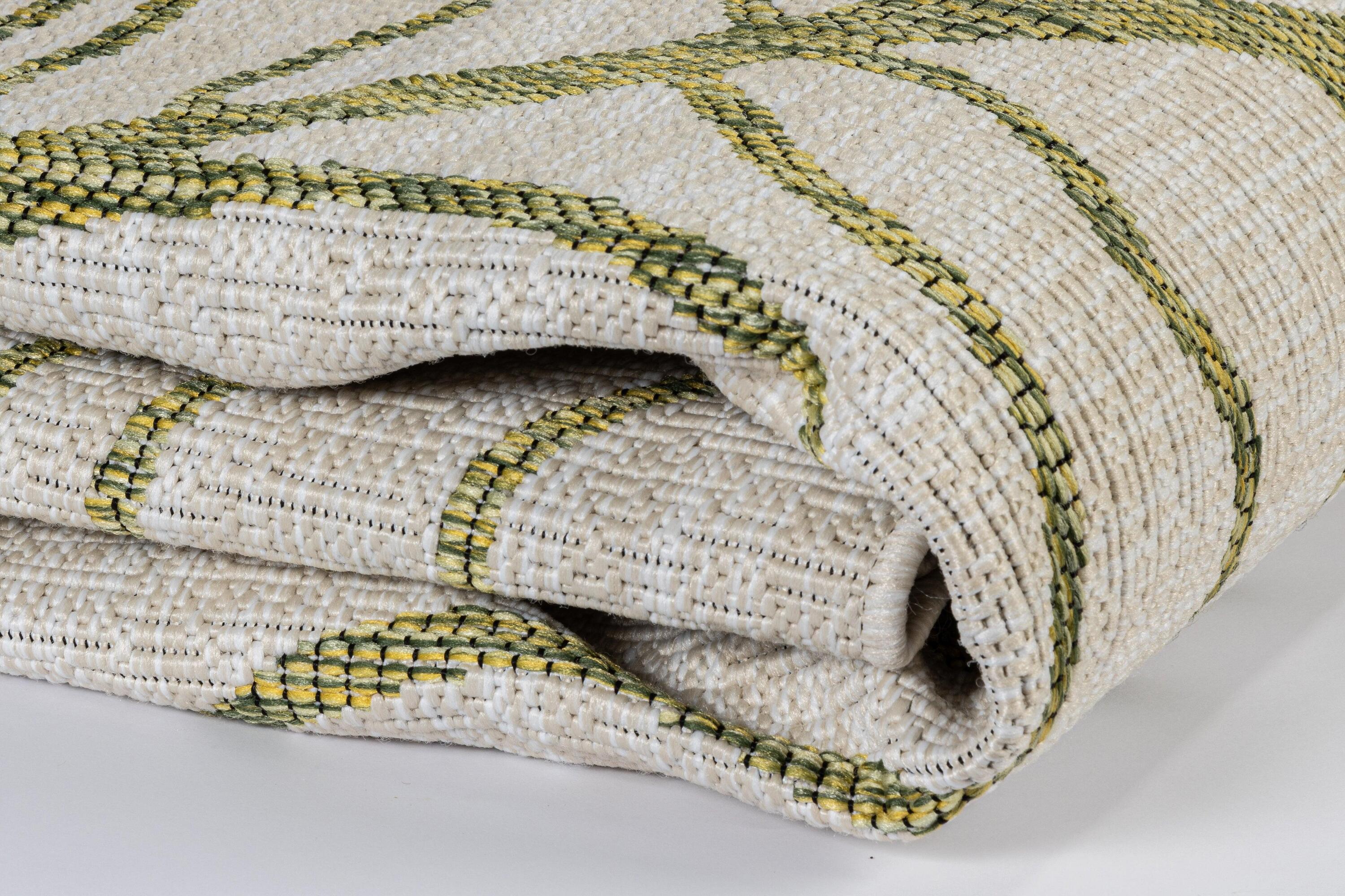 Buitenloper 80x230 cm Groen UV-bestendig opvouwbaar - Human Comfort Carros 4/7