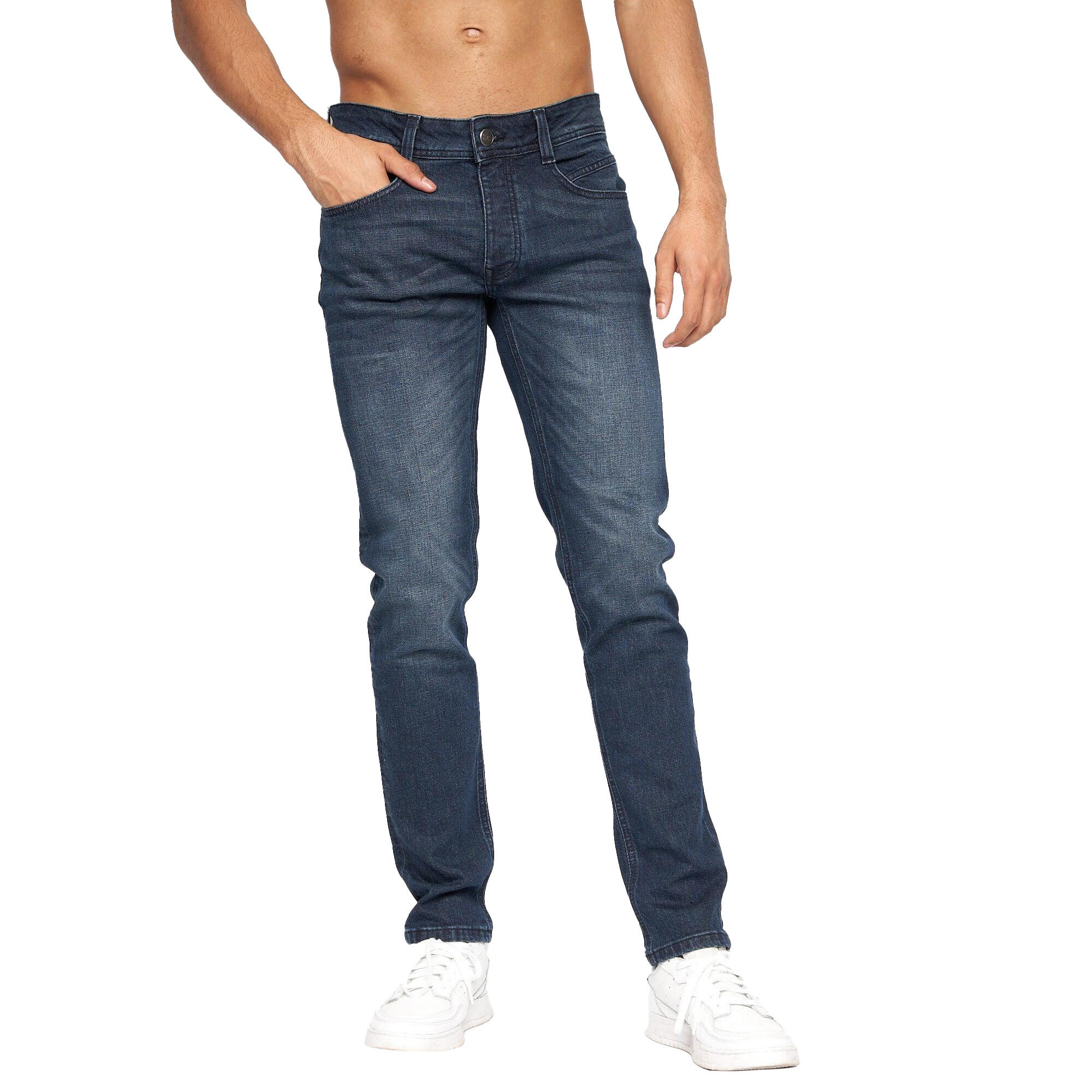 Crosshatch Mens Malcolm Slim Jeans