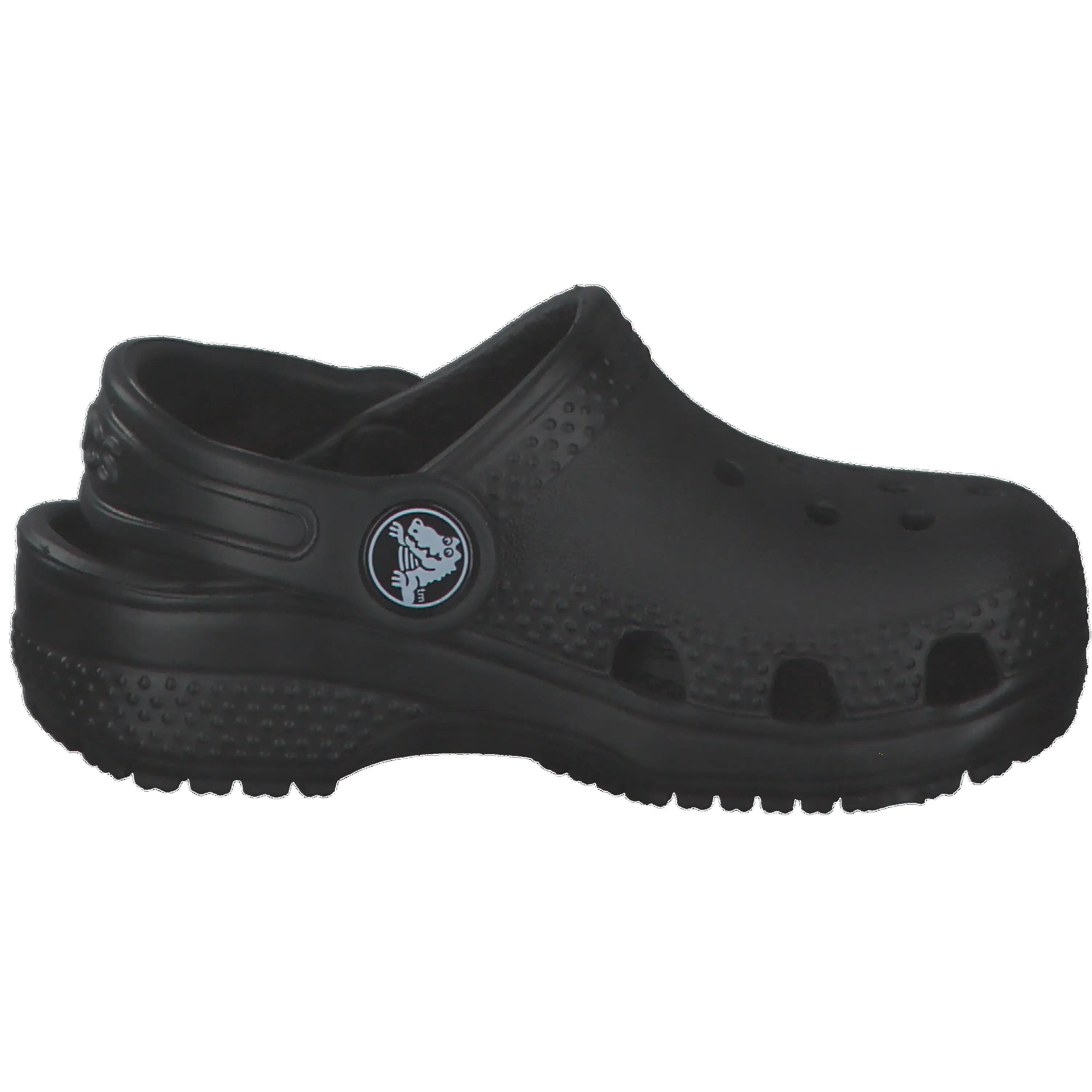 Chinelos Crocs Modelo Classic Clog T Cor Preto 7/14