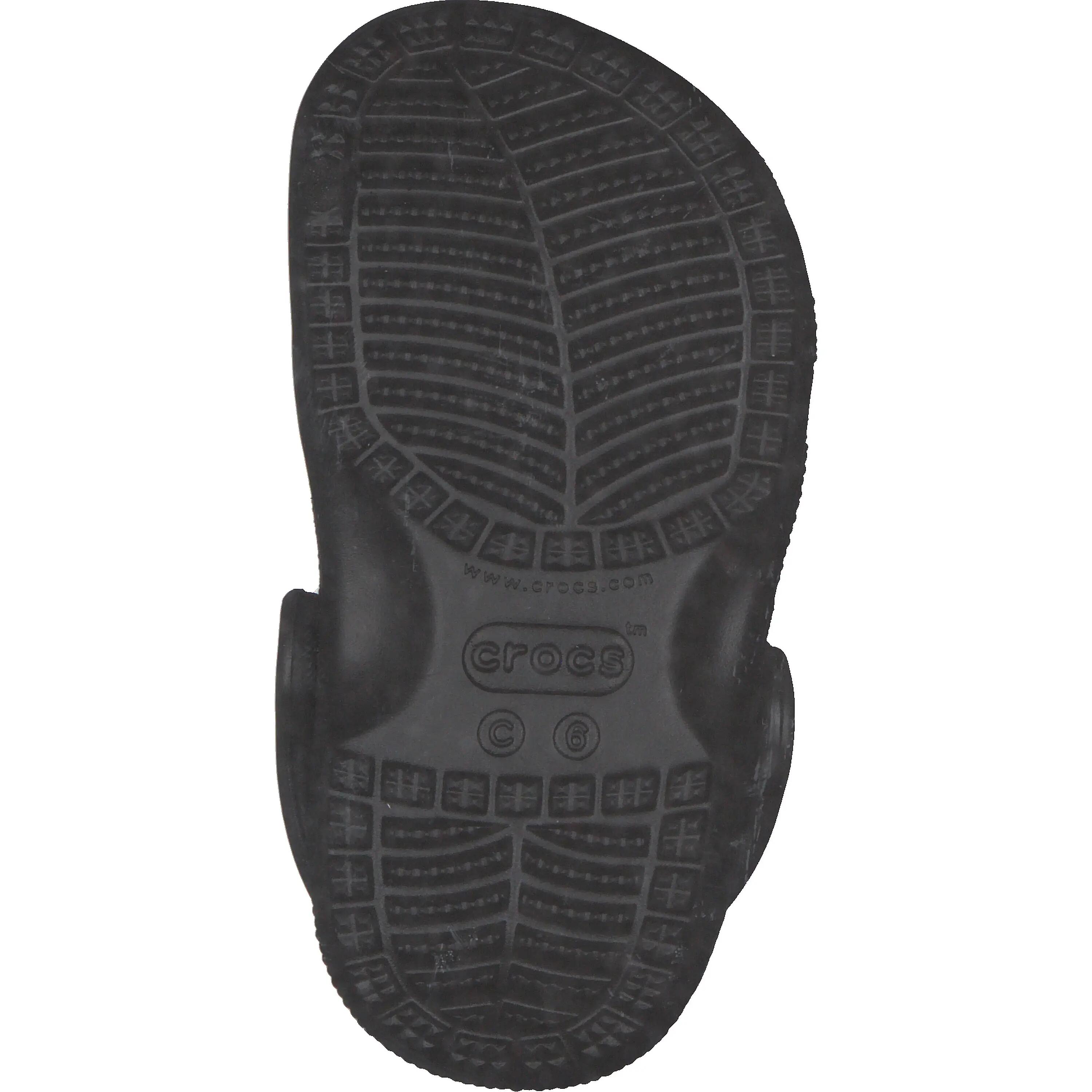 Chinelos Crocs Modelo Classic Clog T Cor Preto 6/14