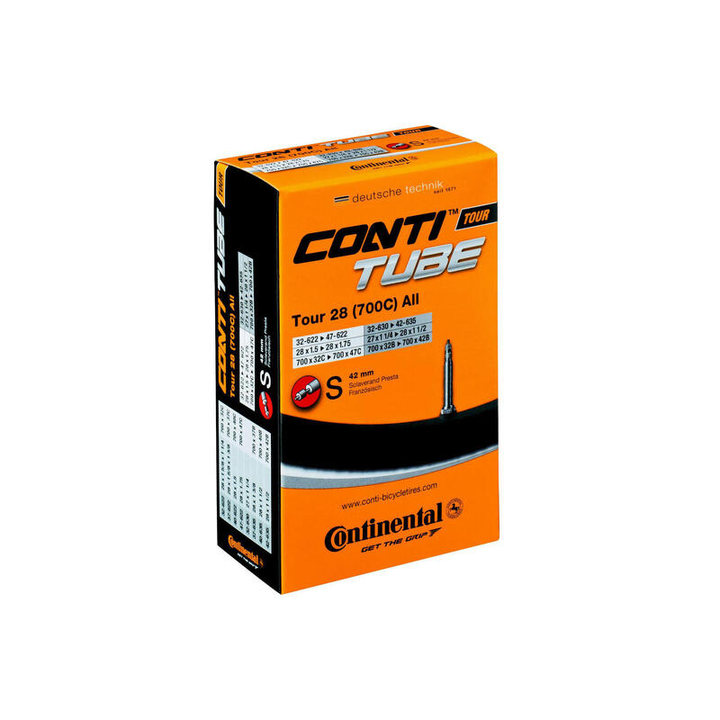 Continental Fahrradschlauch Tour 28 Zoll 32/47-622 SV 42 mm