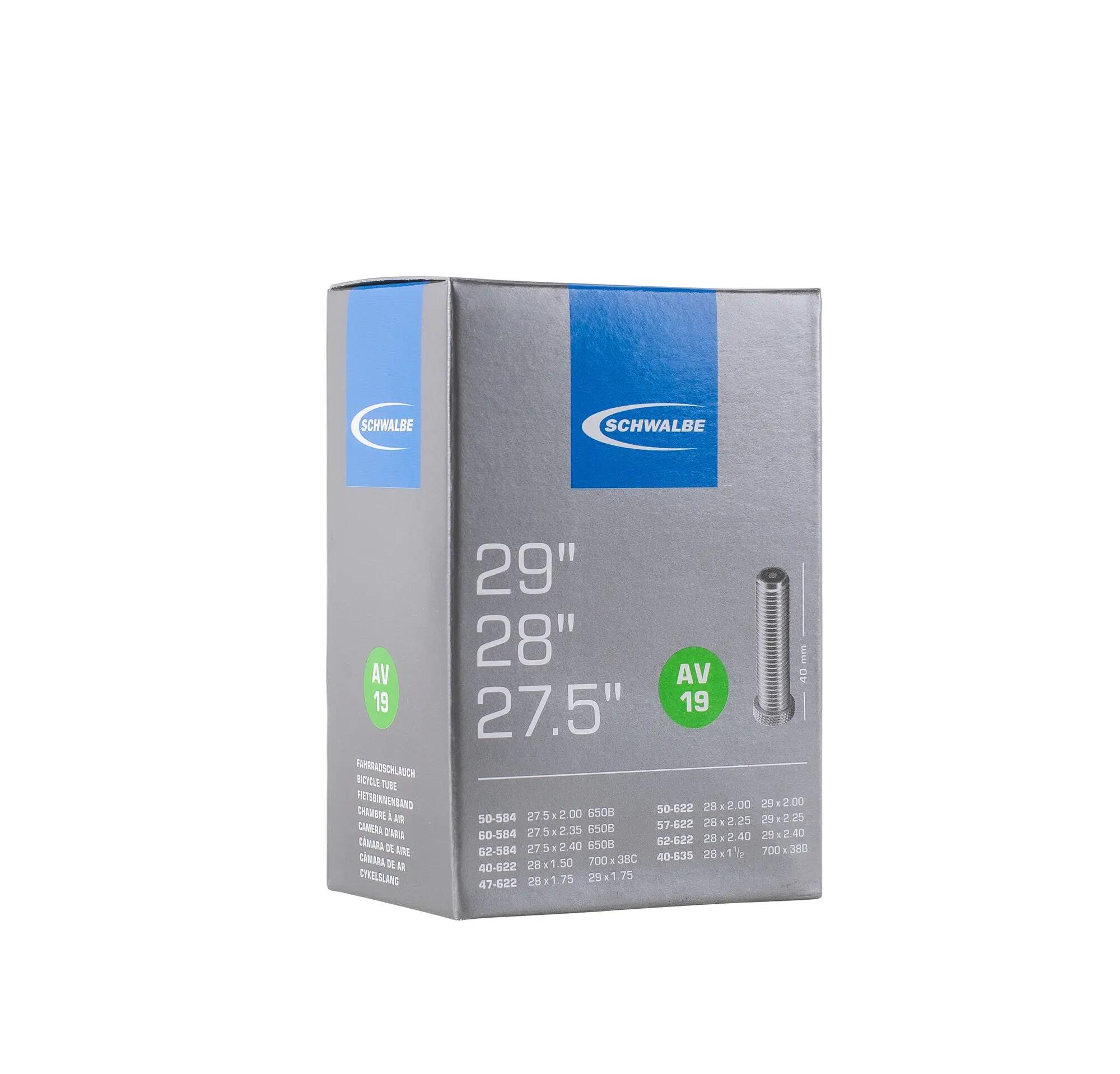 Schwalbe Schlauch AV19 40mm (27.5"/28"/29") 40/62-584/635 3/7