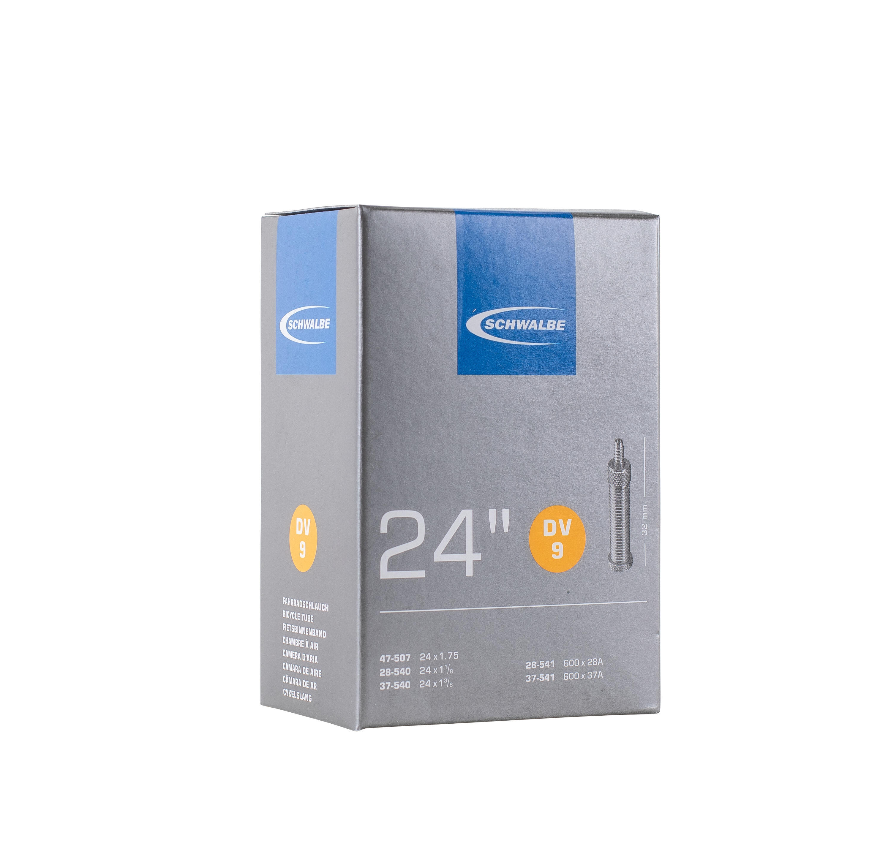 Schwalbe Schlauch DV9 32mm (24") 28/47-507/541 3/7