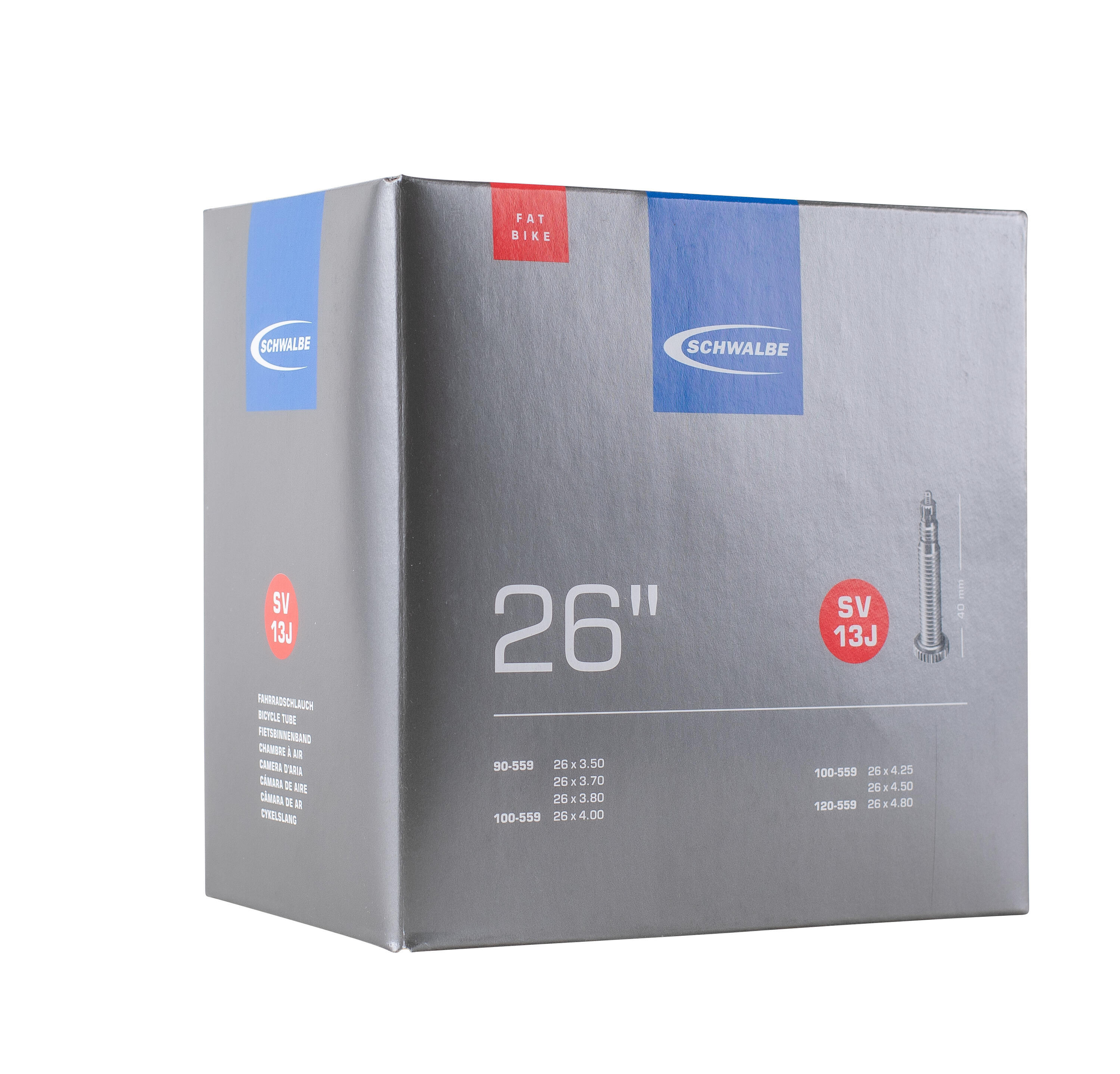 26 x 3.50-4.80 Camera d'aria Schwalbe presta valve all alu (sv13j) 3/7