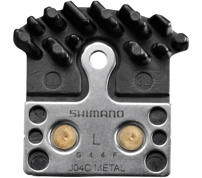 Paire de Plaquettes Métalliques Shimano J04C Ice Tech XTR / XT / SLX Support Aci 4/7