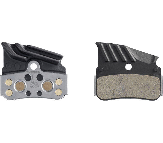 Shimano Scheibenbremsbelag N04C Metall mit Kühlrippen 1 Paar 4/7