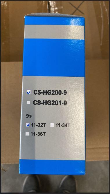 Shimano Kassette CS-HG200 11-32 Zähne 9-fach 3/7