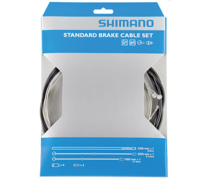 Bremszug Satz SHIMANO MTB Stahl - Schwarz 3/7