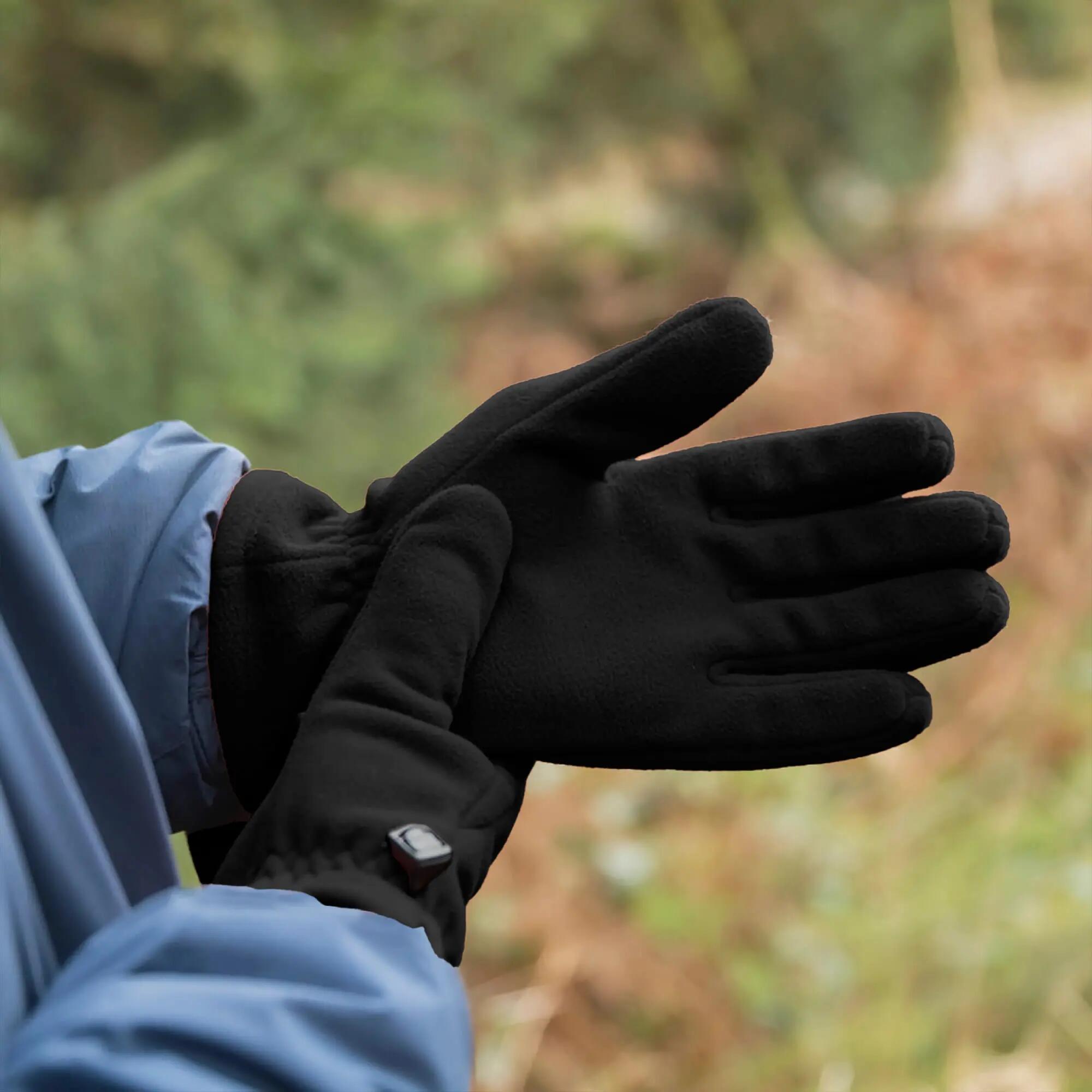 Mens Windproof Fleece Gloves WINDSTOPPER Hiking Lightweight Gloves 5/6