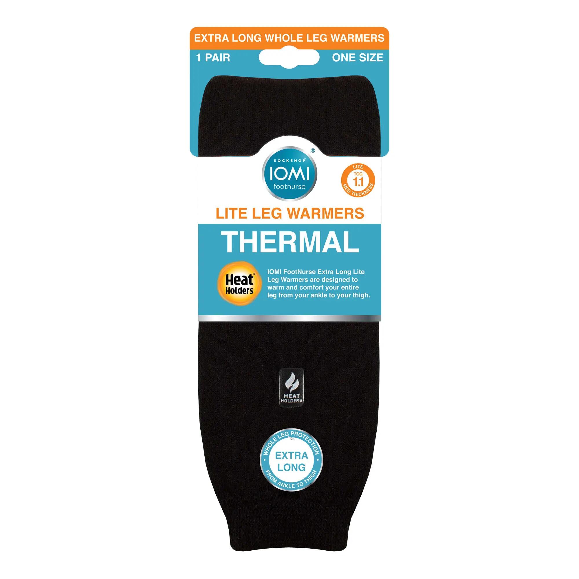Heat Holders - 1 Paire Couvre-Jambes Thermiques Longs Homme & Femme Hiver Froid 2/5