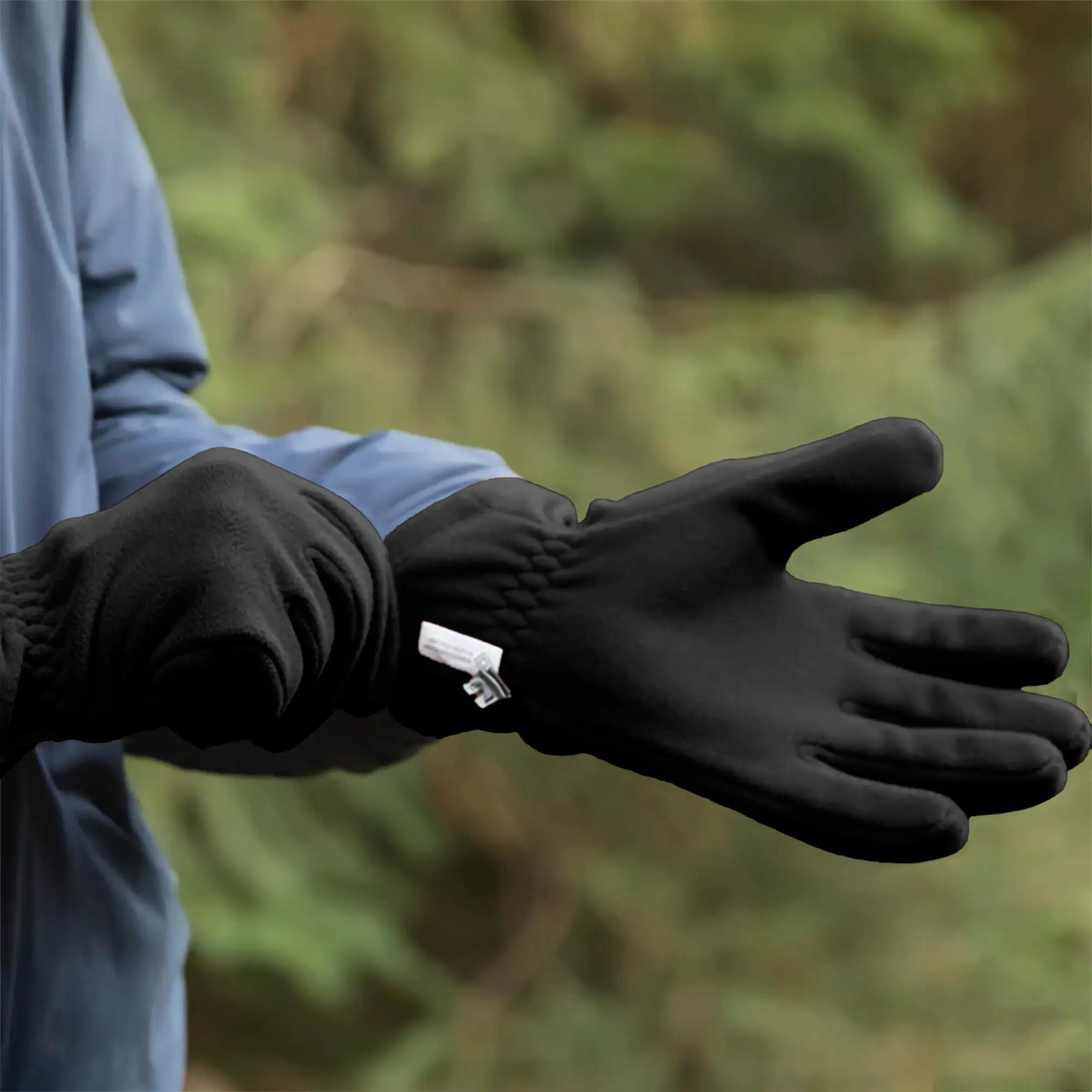 Mens Windproof Fleece Gloves WINDSTOPPER Hiking Lightweight Gloves 3/6