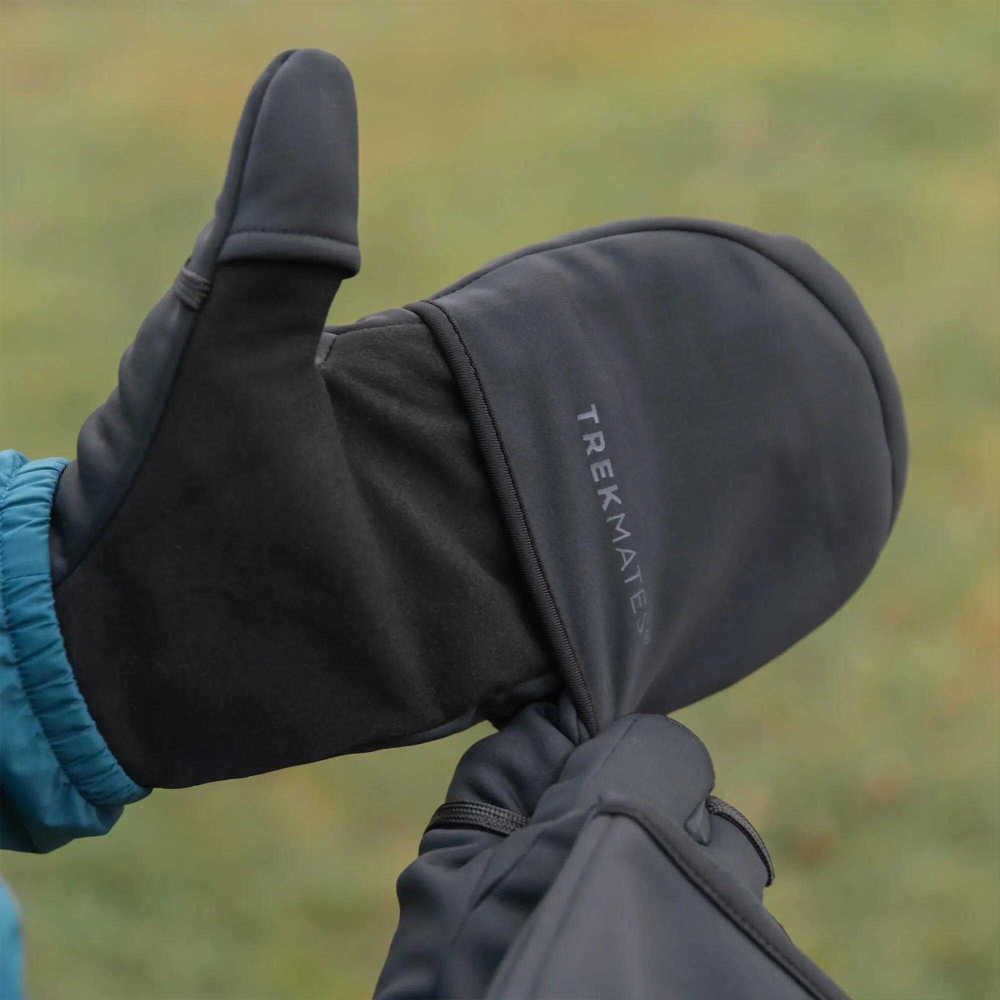 Trekmates - Guanti Convertibili Windproof Rigg per Uomo e Donna 3/6