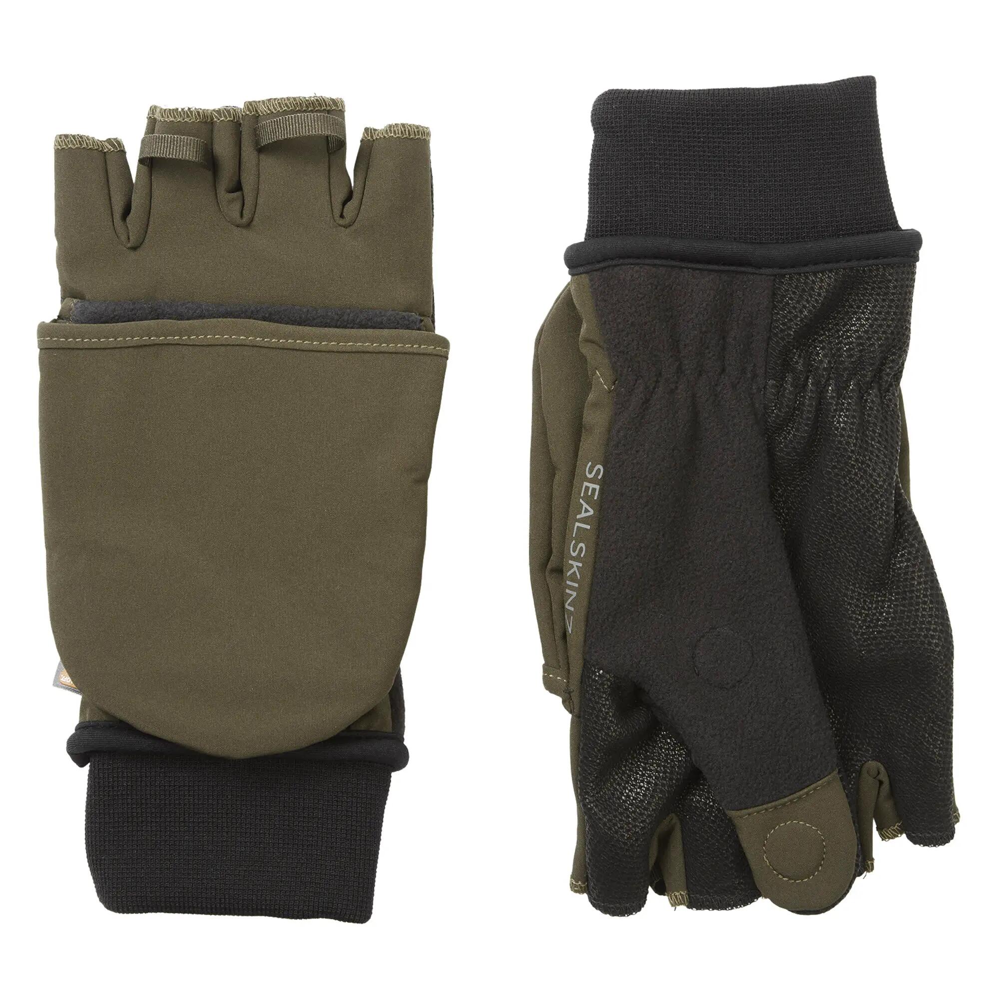 Sealskinz - Guanti antivento convertibili unisex per il freddo 2/5
