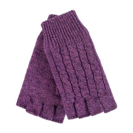 Heat Holders Damen Winter Strick Handschuhe Fingerlos Plush Fleece Gefüttert
