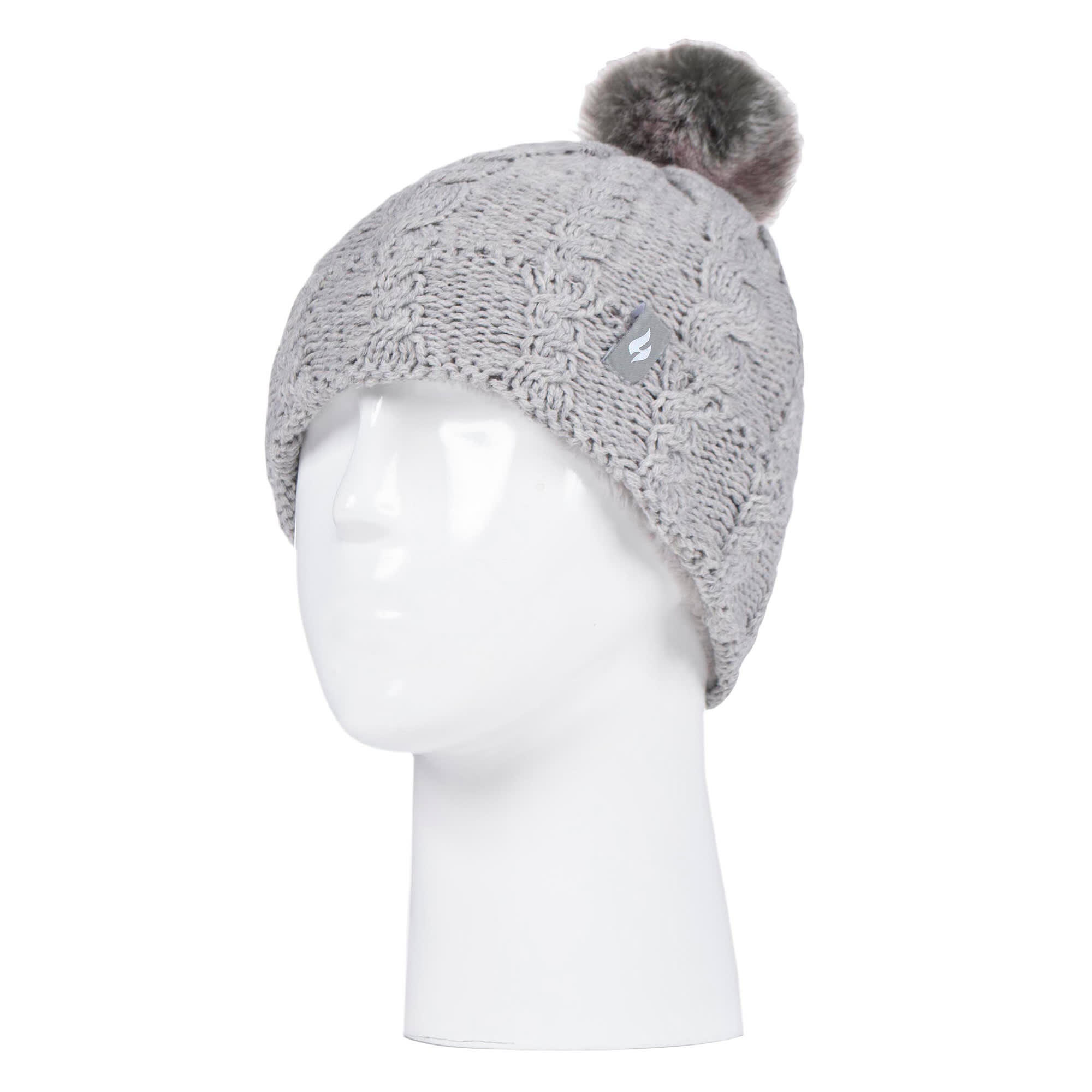 Heat Holders - Set cappello e guanti Pompon per ragazze accessori invernali. 3/4