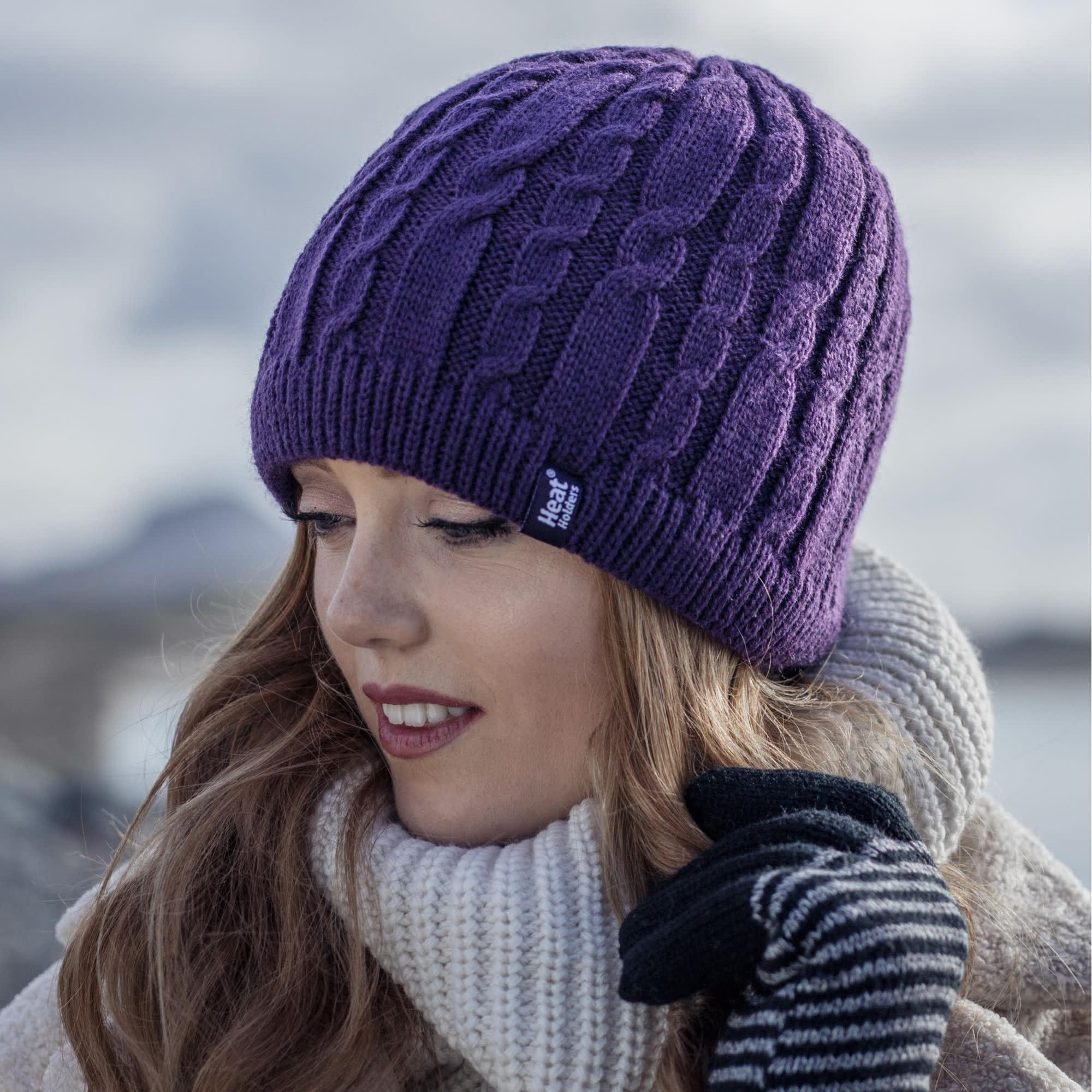 Heat Holders - Beanie Strickmütze Damen | Outdoor Winter Mütze mit Fleece Innen 5/6