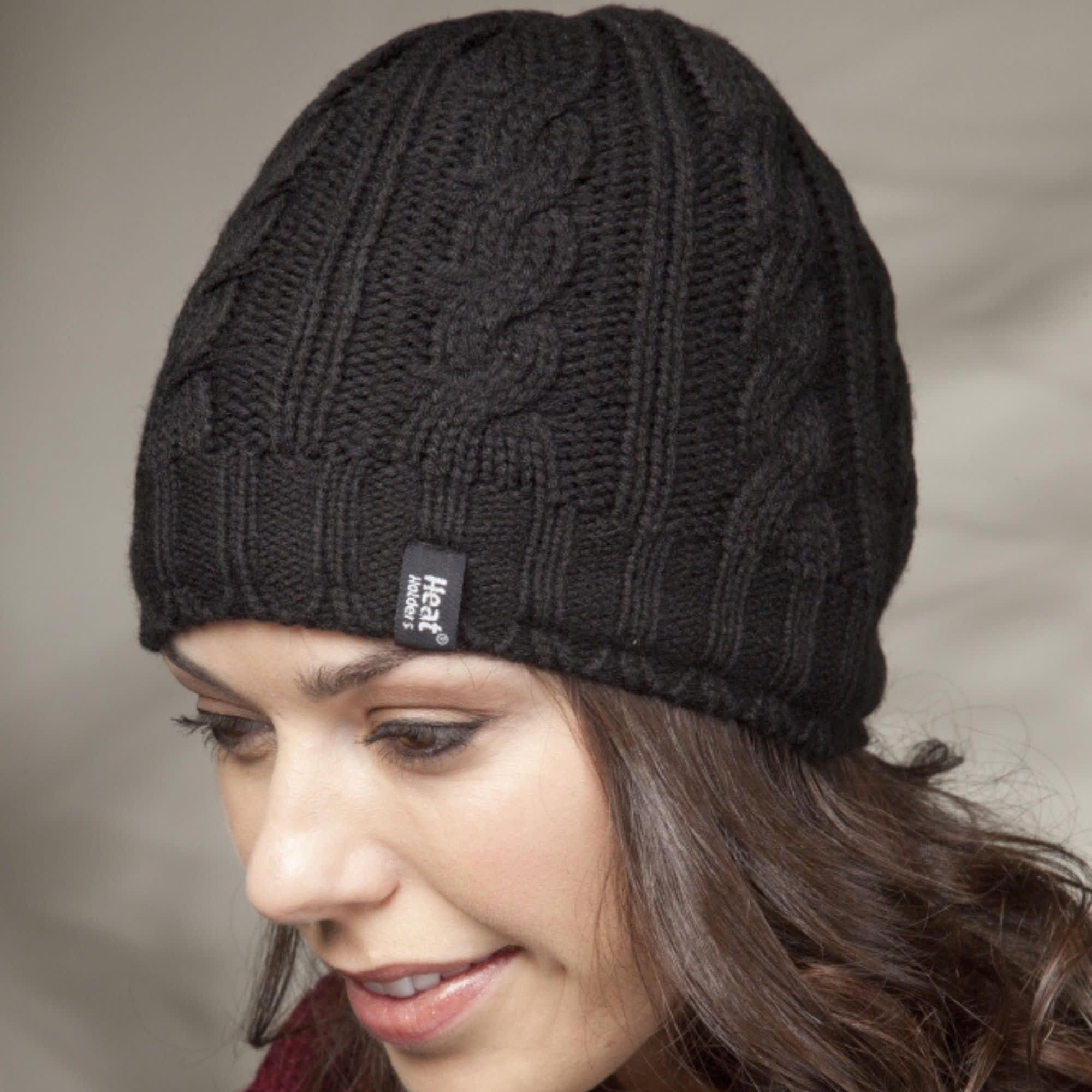 Heat Holders - Muster Strickmützen Damen | Beanie Wintermütze Warm Fleece 3/5