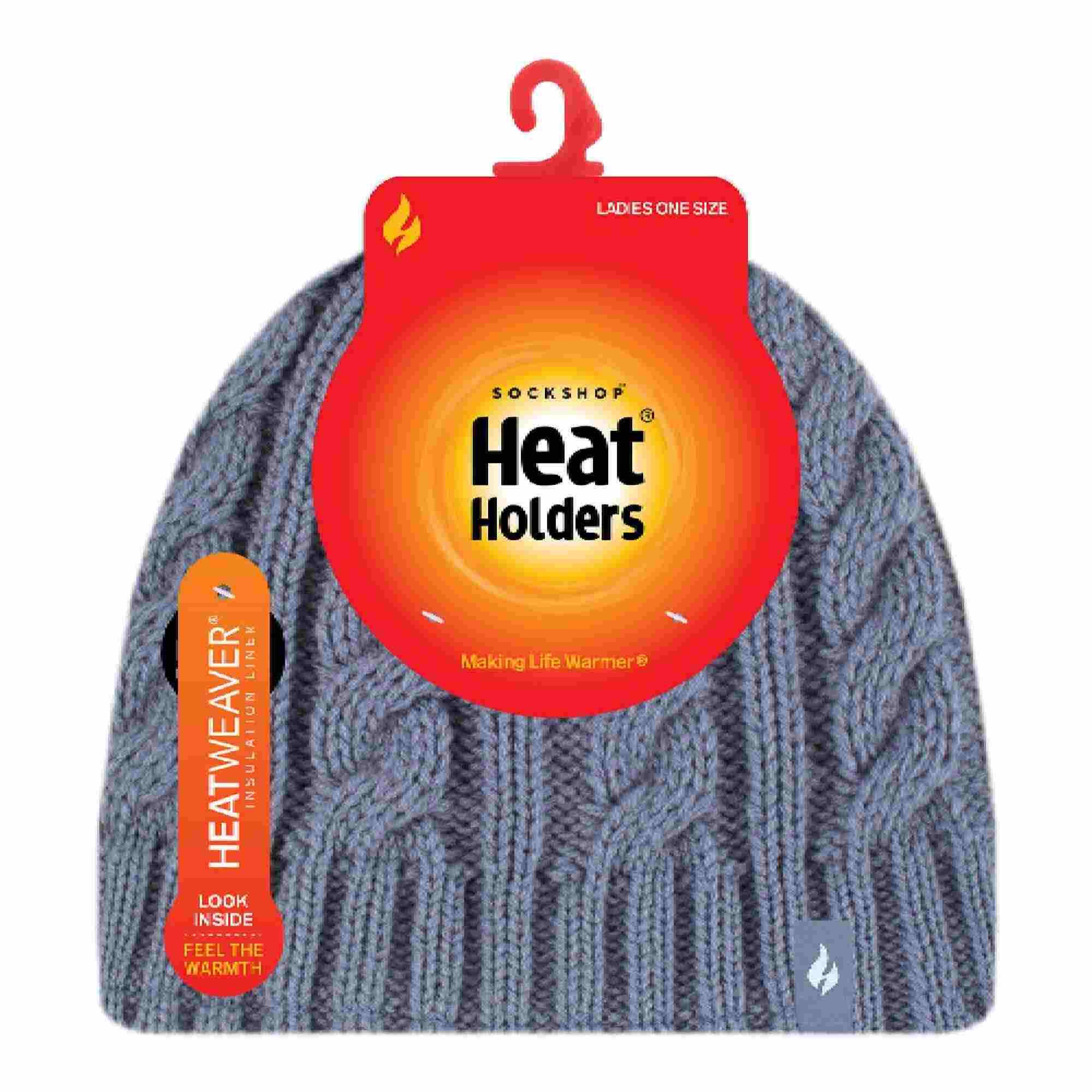 Heat Holders - Muster Strickmützen Damen | Beanie Wintermütze Warm Fleece 2/5