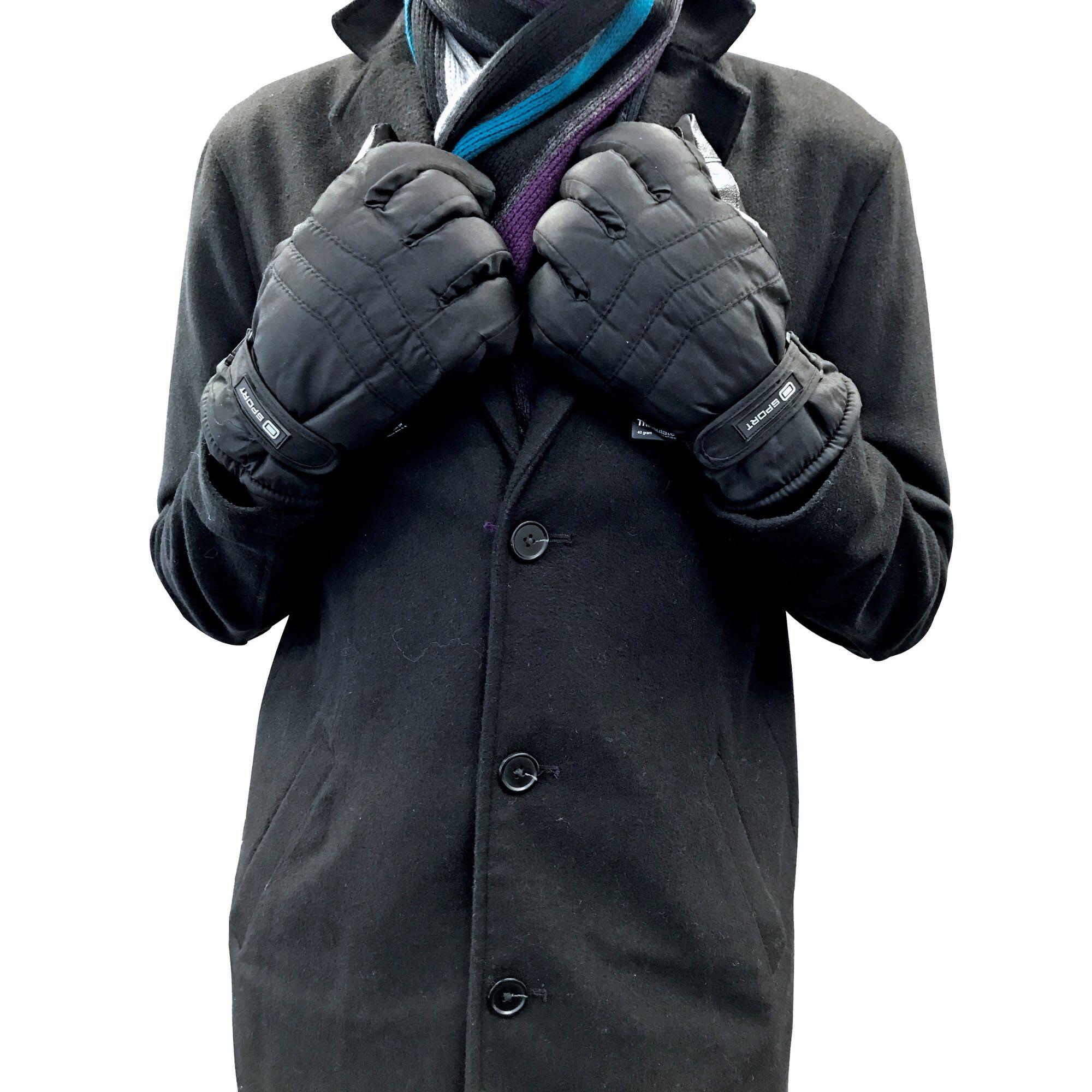 Thinsulate - Homme Imperméables Chaud Noires Ski Gants pour Neige 4/6