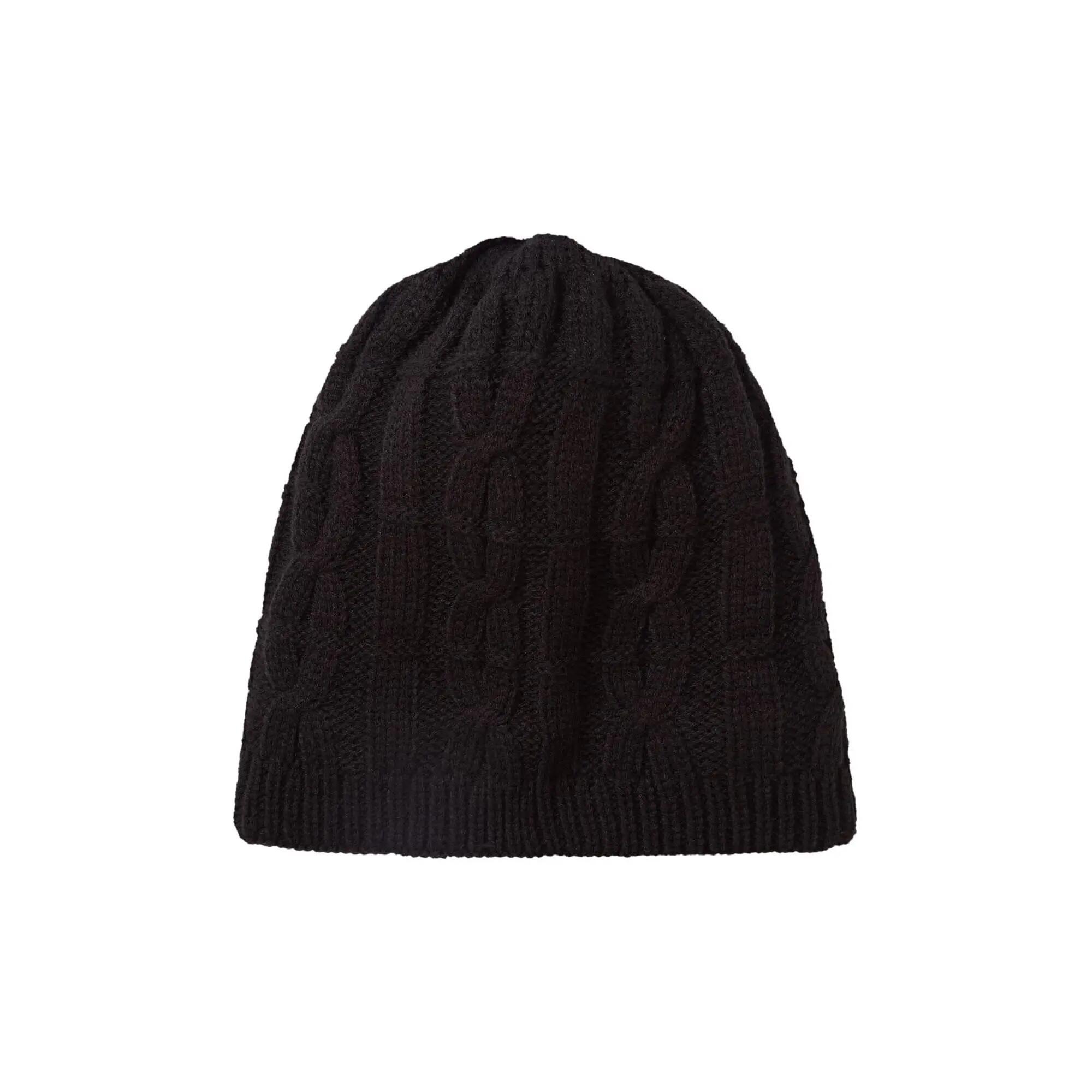 Mens Waterproof Cold Weather Cable Knit Beanie Hat 2/3