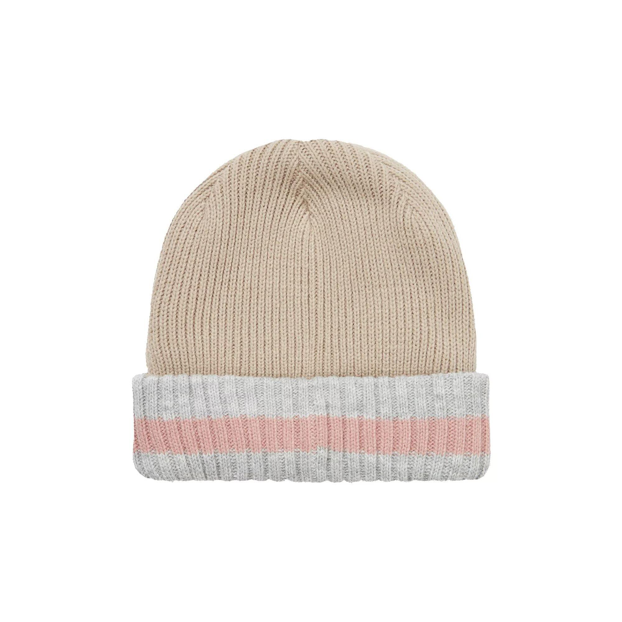 Bonnet à manchette rayé thermique imperméable pour femme 2/3