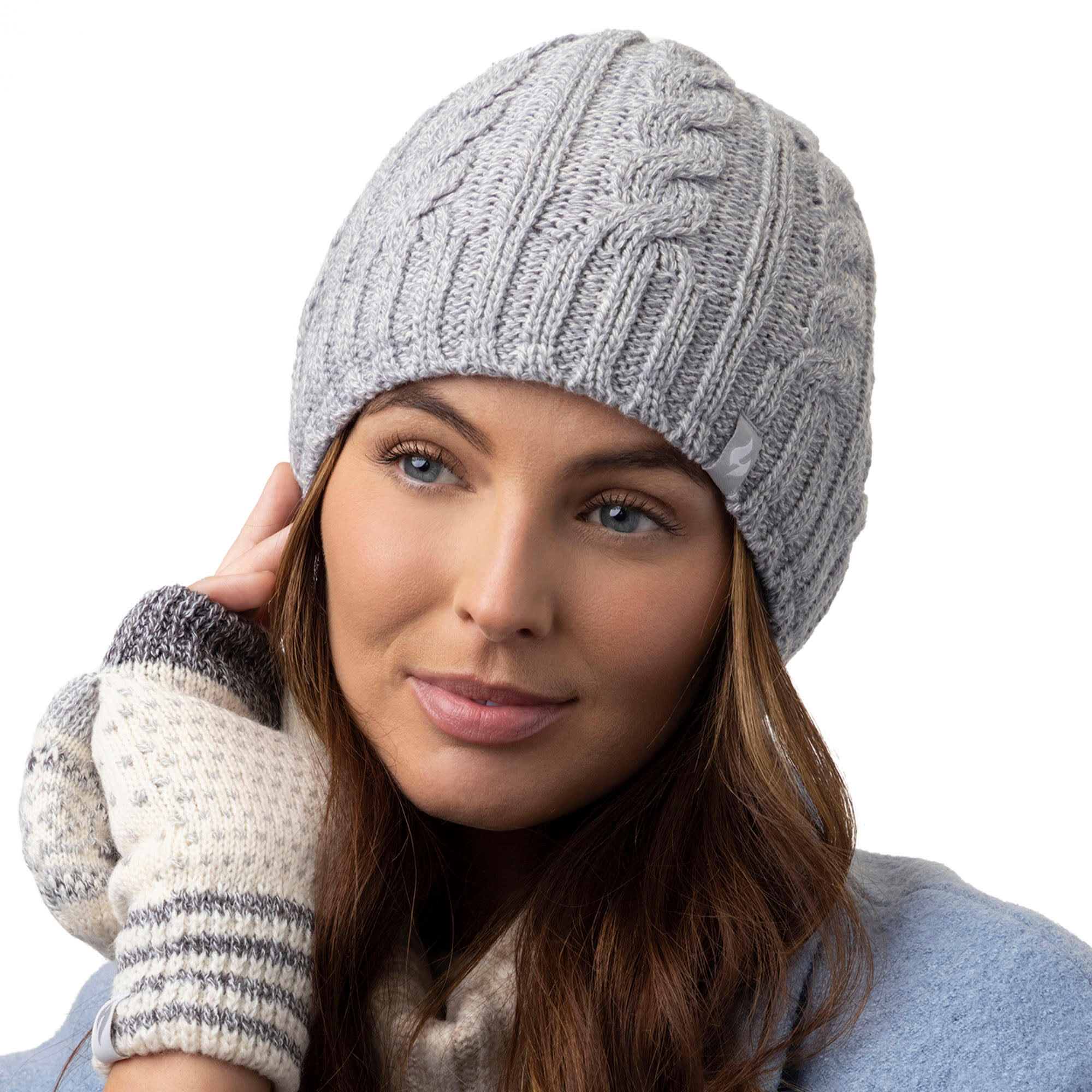 Heat Holders - Set cappello sciarpe e guanti per accessori invernali. 3/5