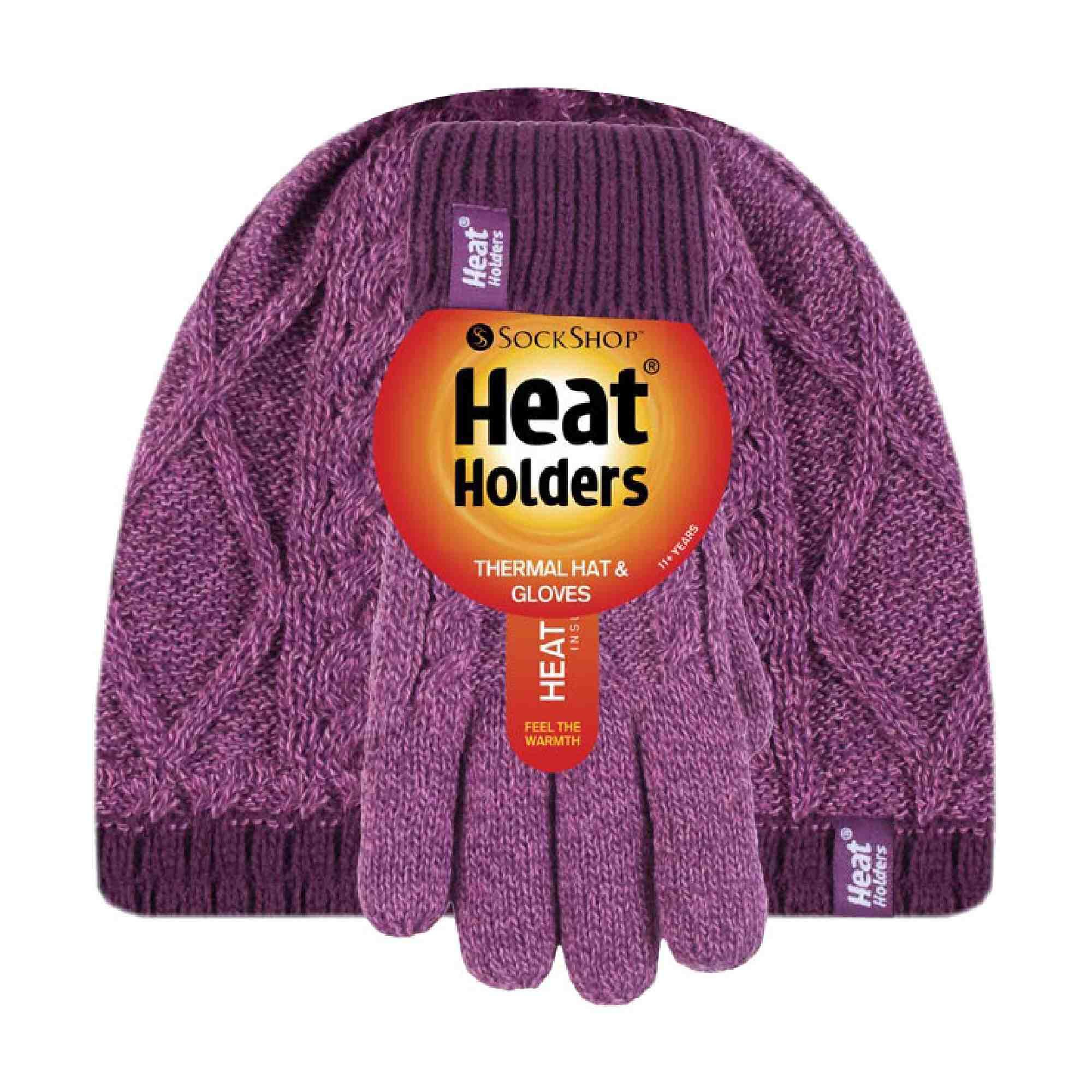Heat Holders - Set berretto e guanti per ragazze accessori caldi e comodi. 2/5
