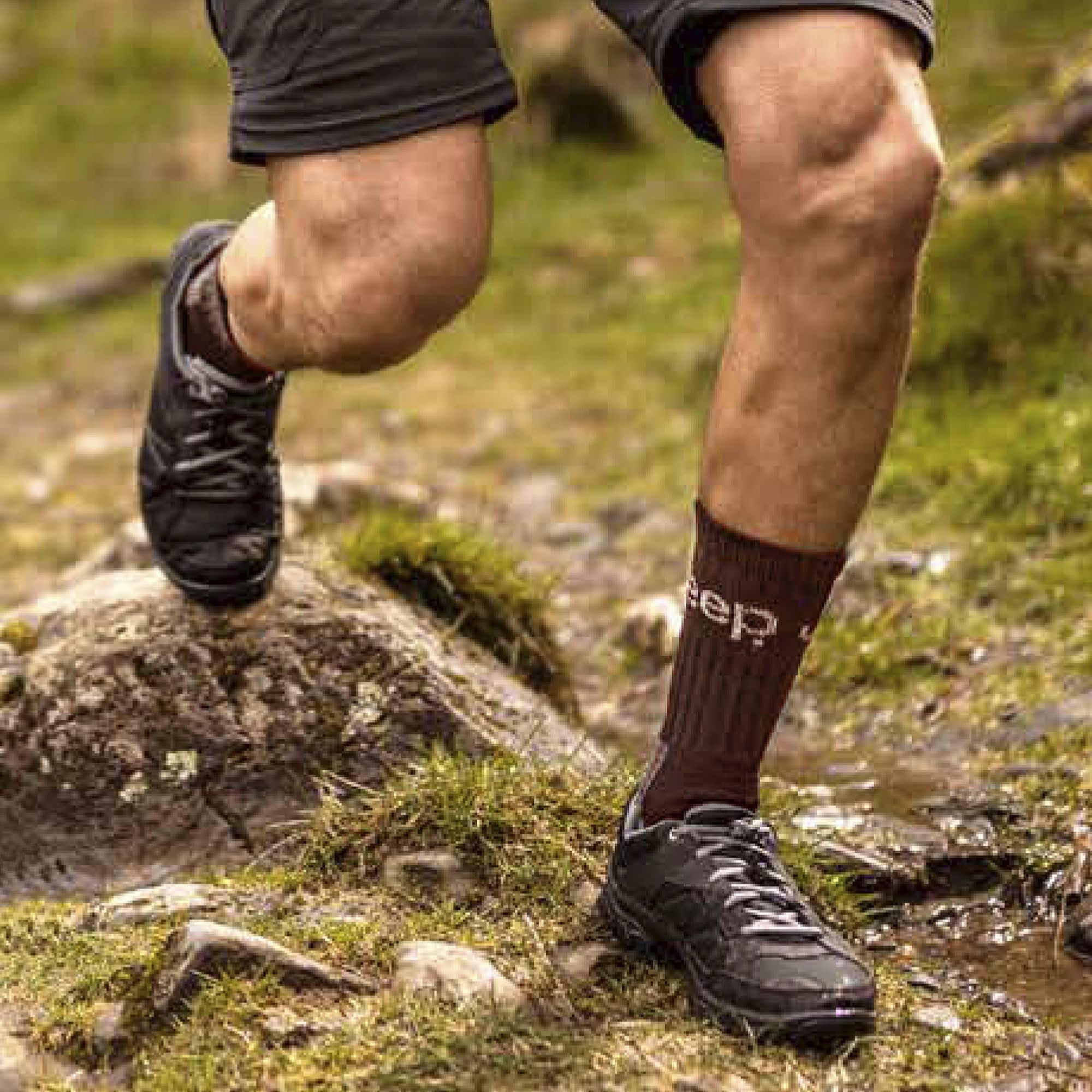 Jeep - 3er Pack Baumwolle Trekkingsocken Herren | Wandersocken Gepolstert 4/6