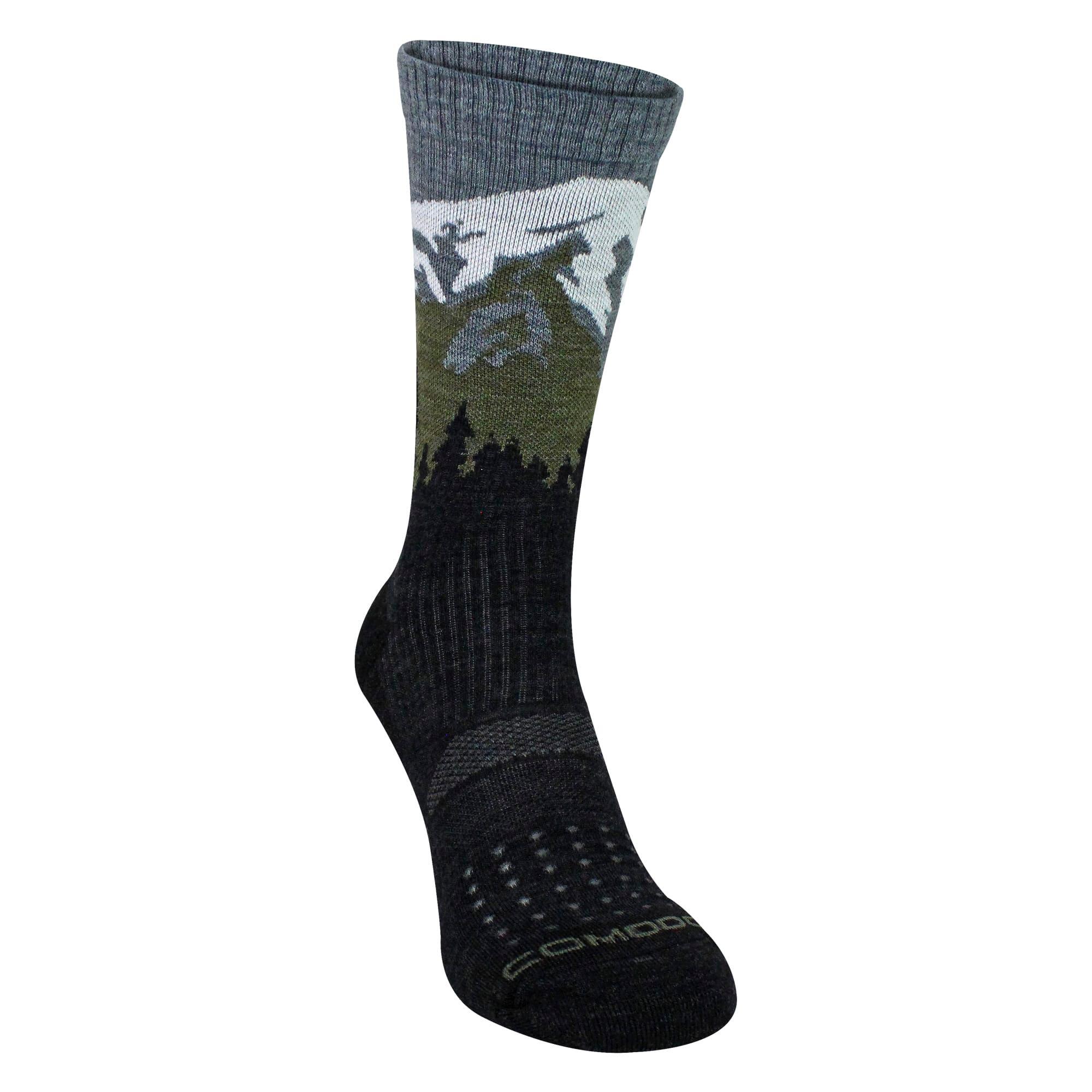 Comodo - Chaussettes Performance Homme Mérinos Mi-mollet Légères et Respirantes 3/6