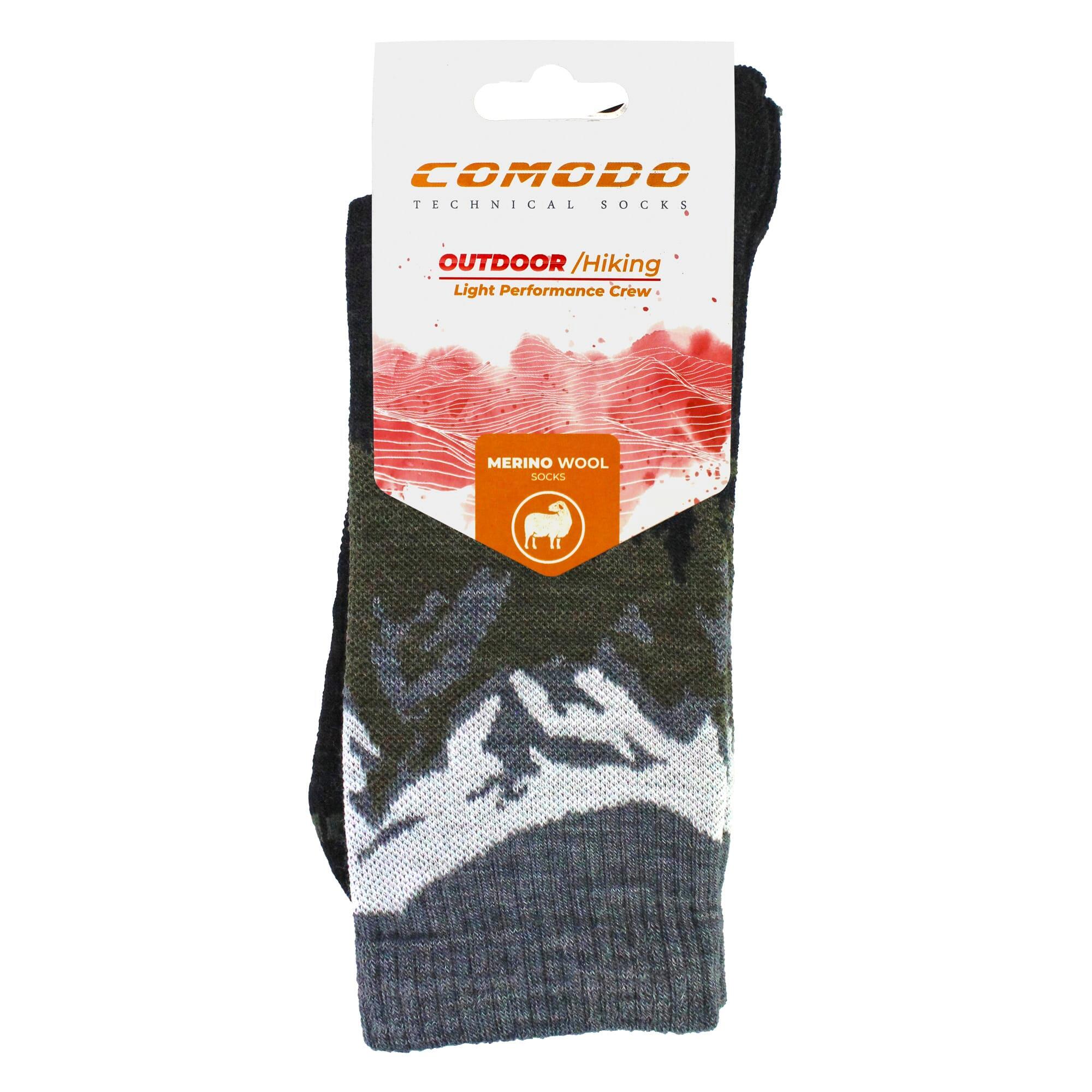 Comodo - Chaussettes Performance Homme Mérinos Mi-mollet Légères et Respirantes 2/6