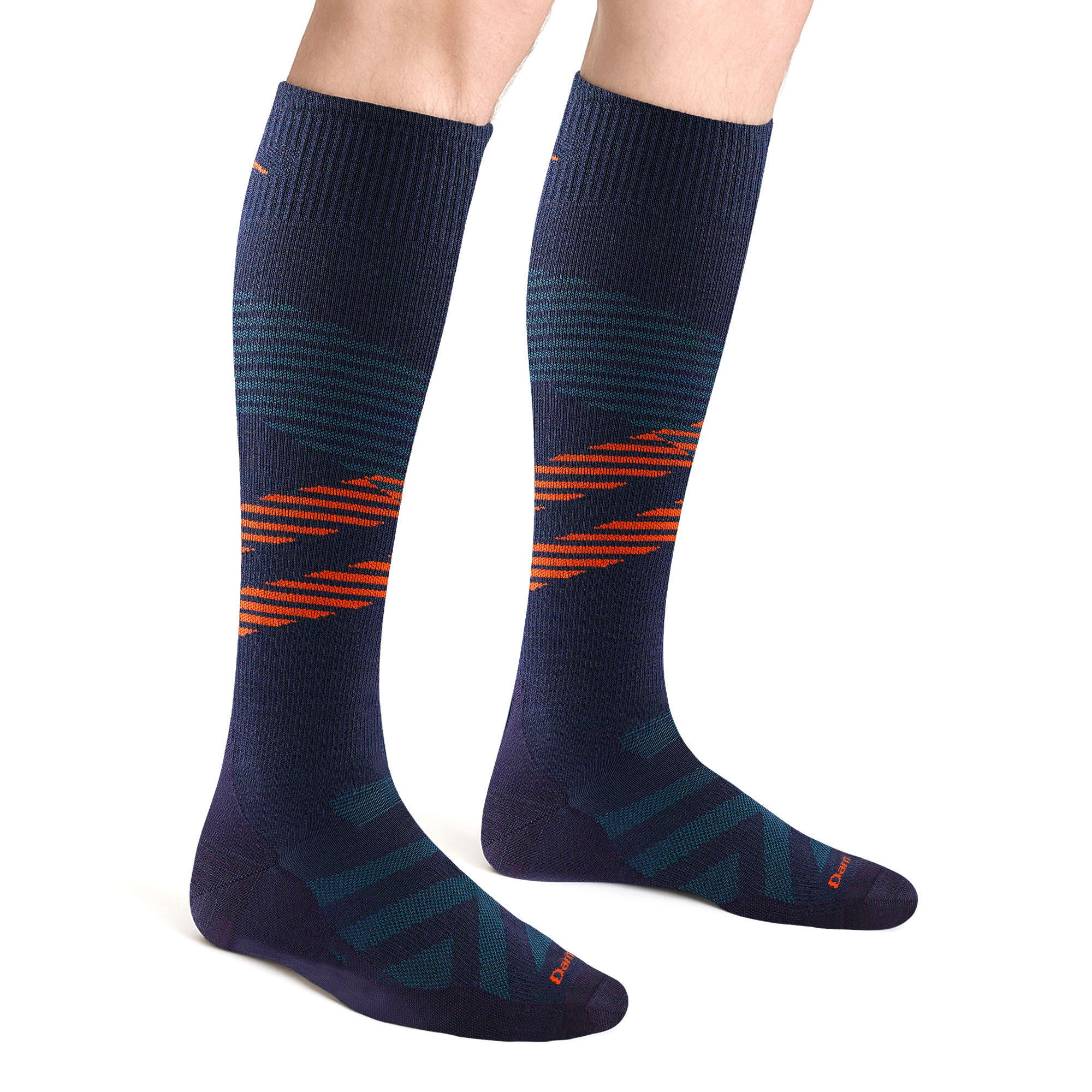Mens Knee High Merino Wool Ultra-Lightweight Ski Snowboard Socks 2/6
