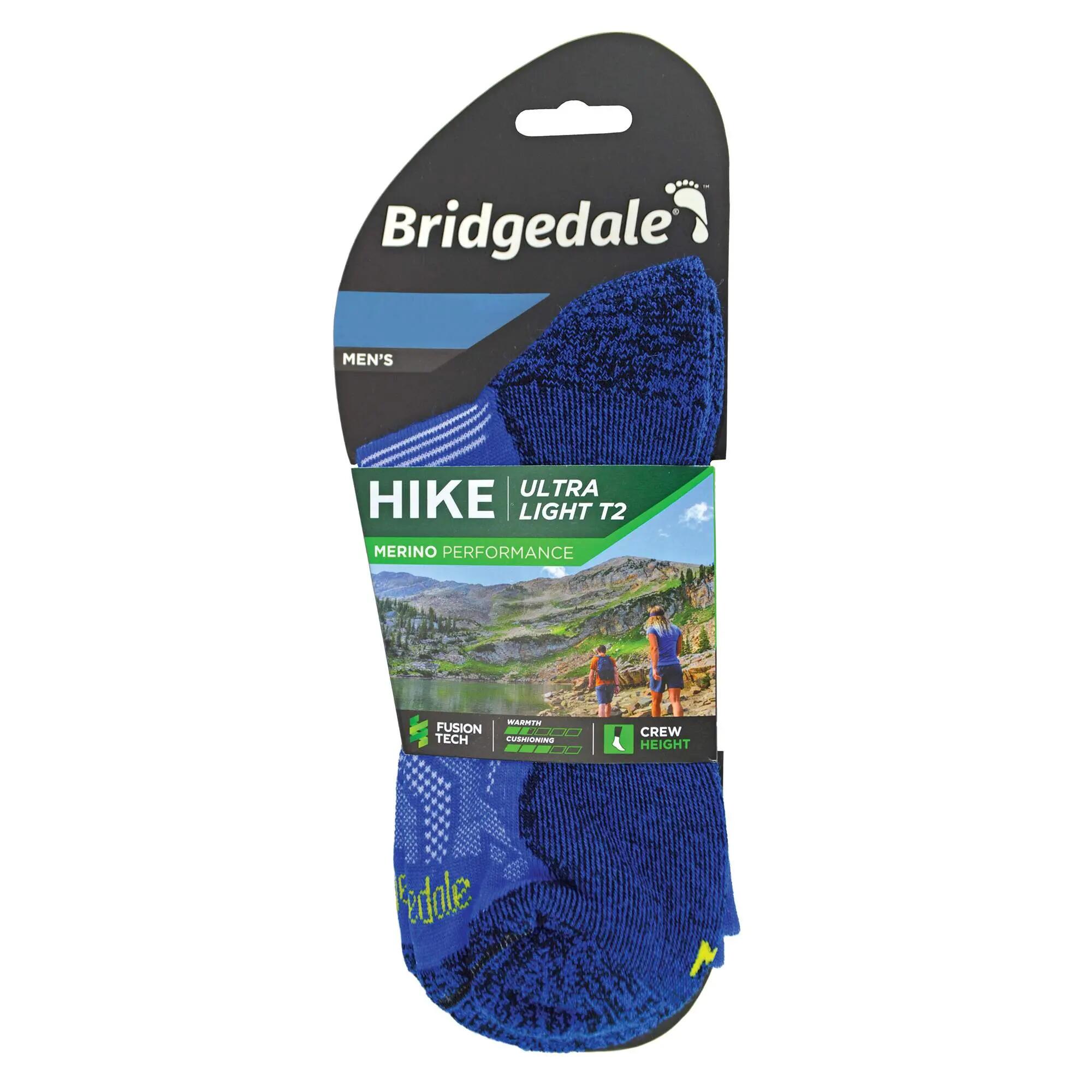 Bridgedale - Chaussettes de randonnée ultralégères en laine T2 pour hommes 2/5