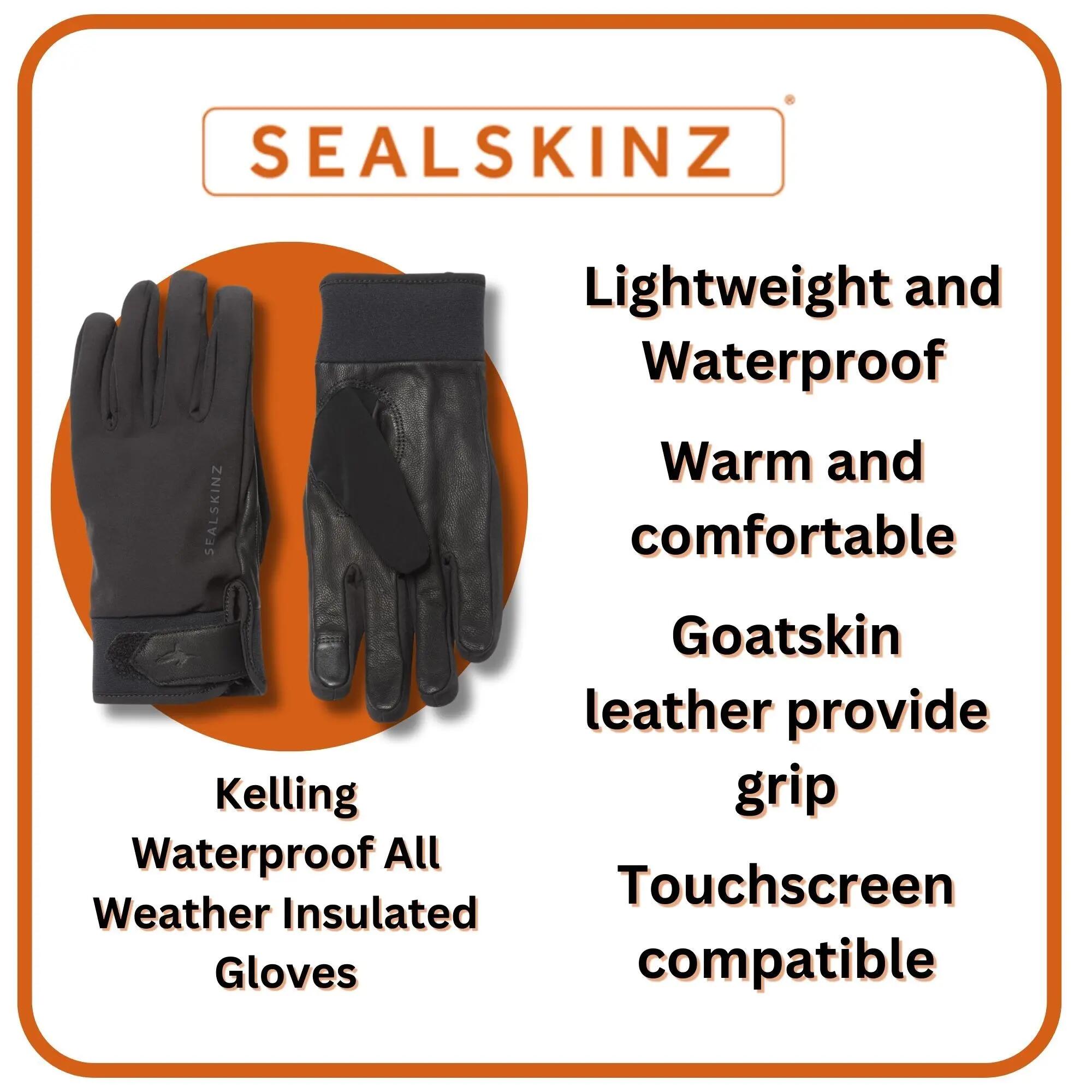 Gants isolés imperméables unisexes toutes saisons 3/4