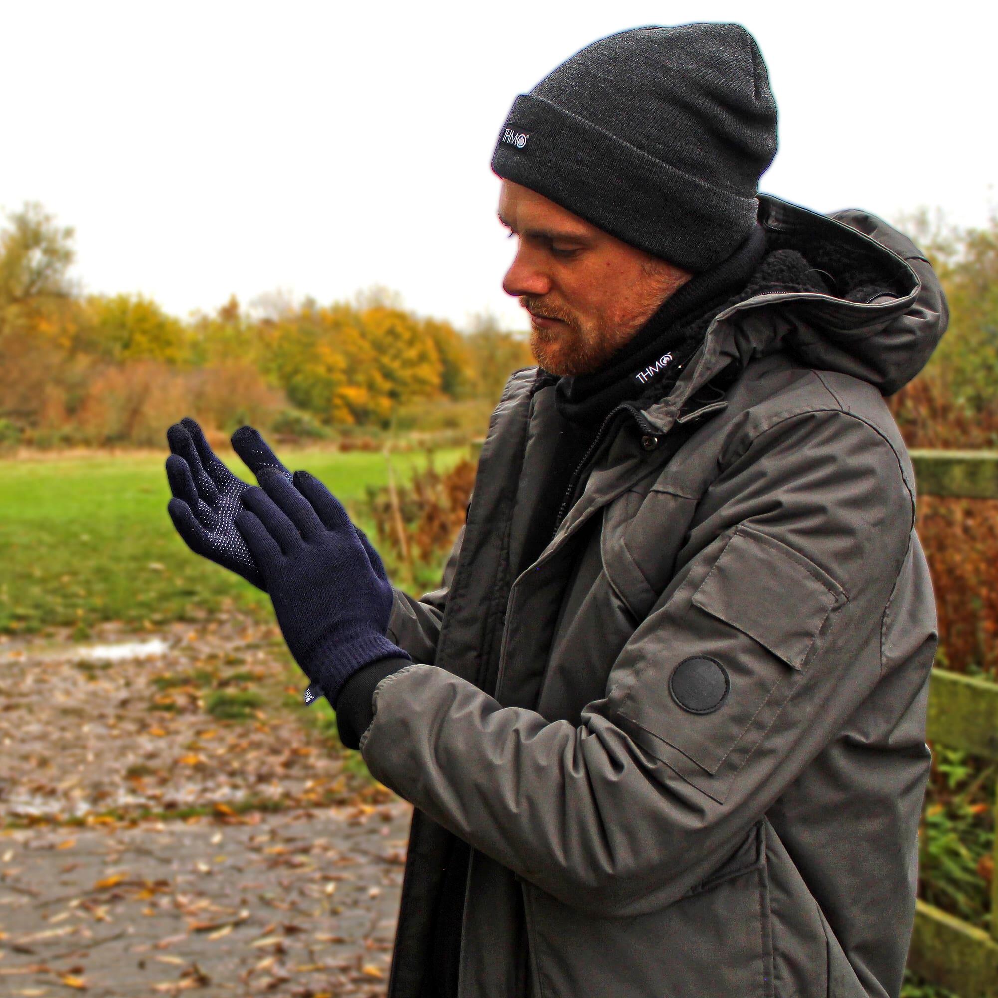 Gants pour écran tactile avec poignées pour hommes 5/5