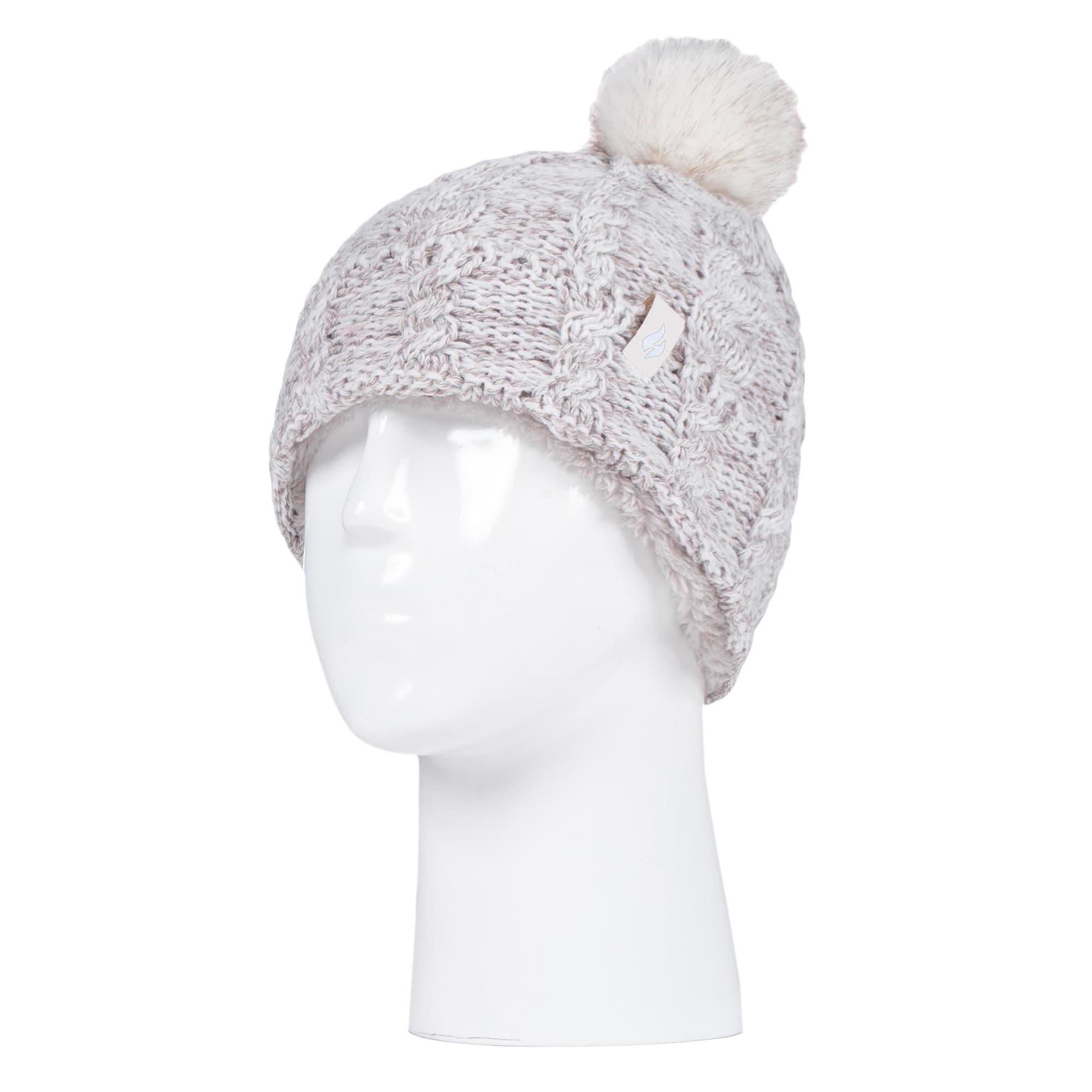 Heat Holders - Set cappello e guanti Pompon per ragazze accessori invernali. 3/4