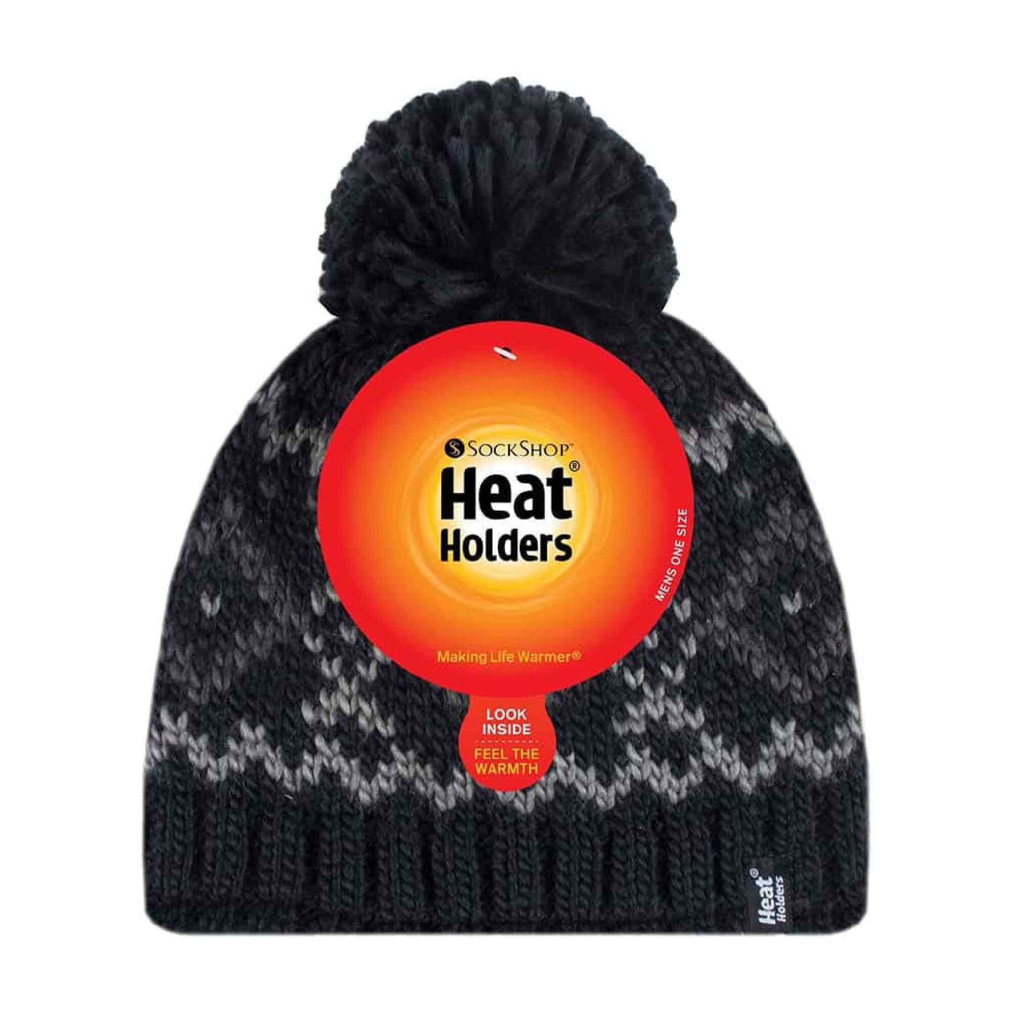 Heat Holders - Cappello Uomo Pompon Maglia a Trecce 2/6