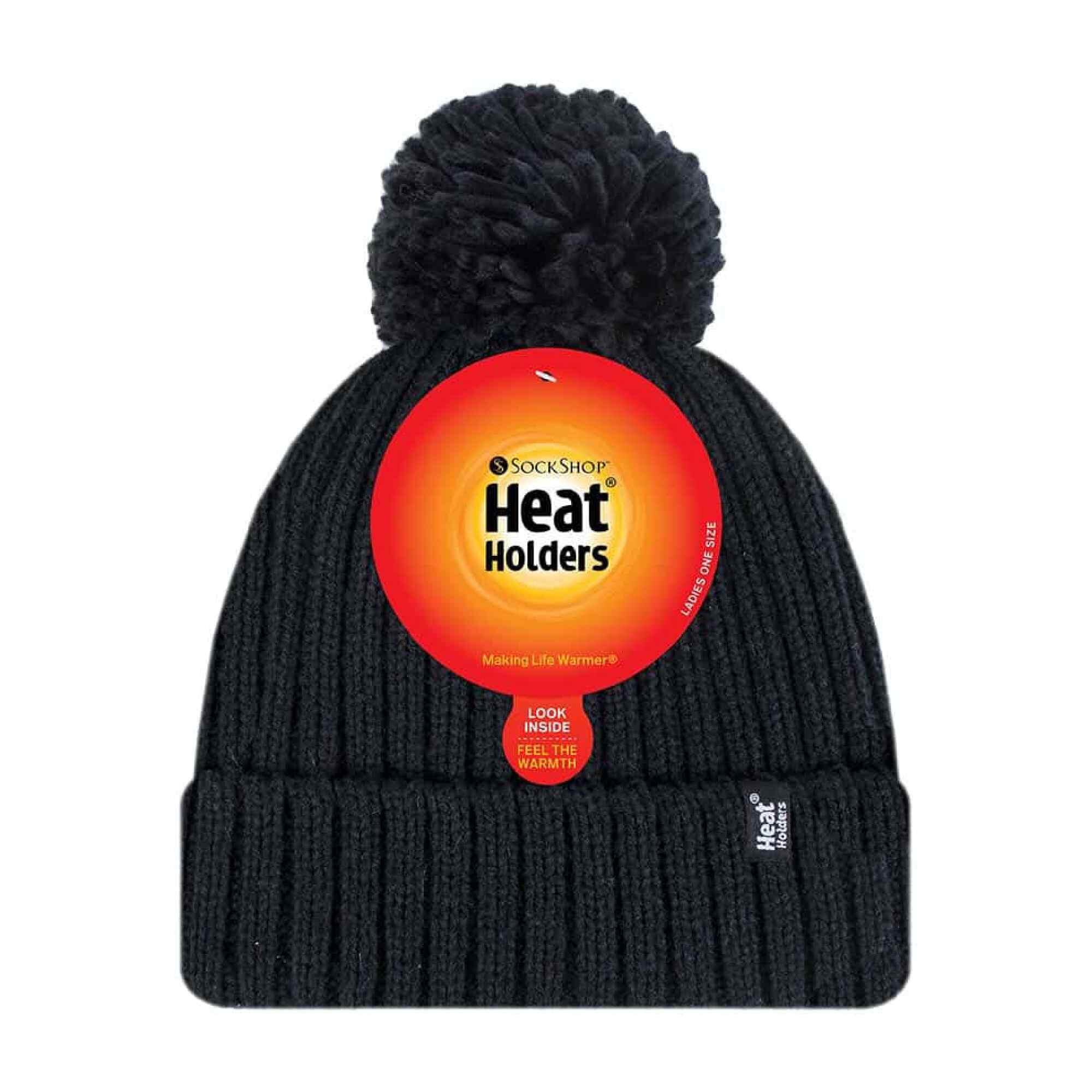 Heat Holders - Donna Bobble Cuffia con Pompon 2/5