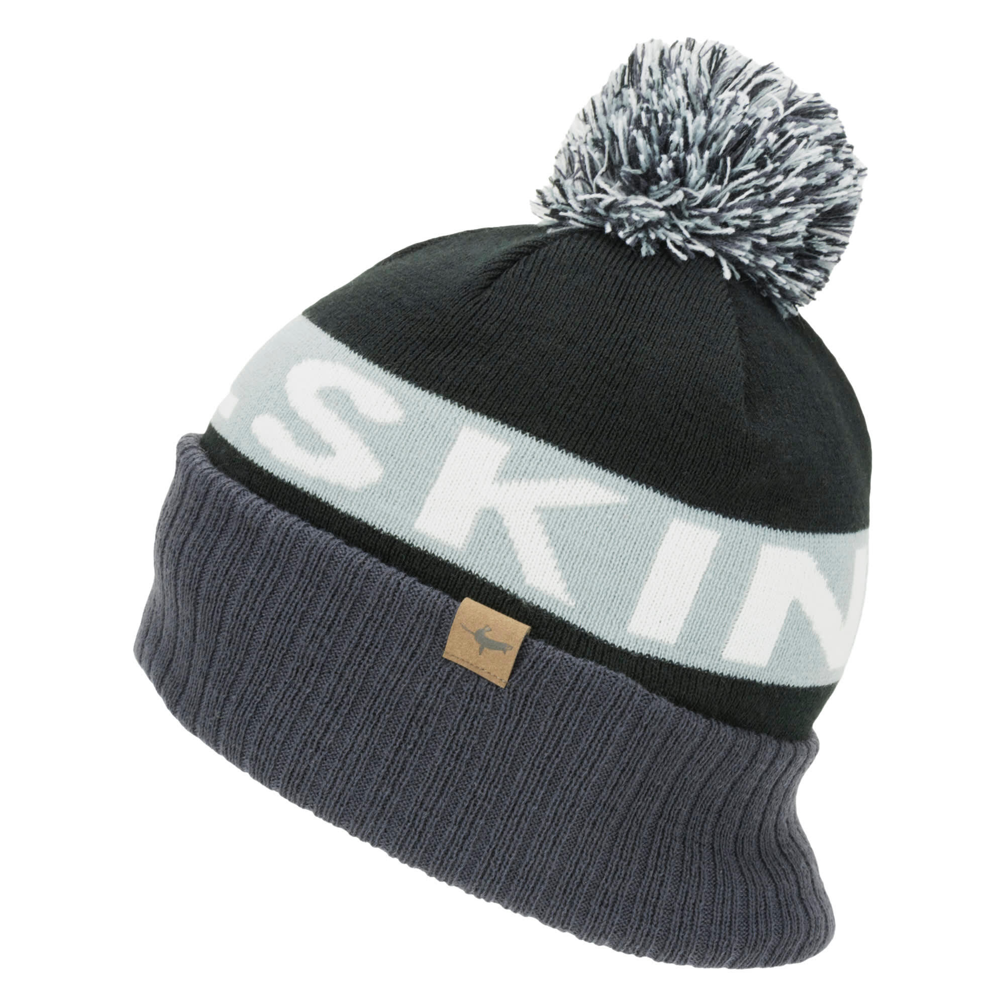 Water Repellent Cold Weather Bobble Hat for Men and Women 3/3