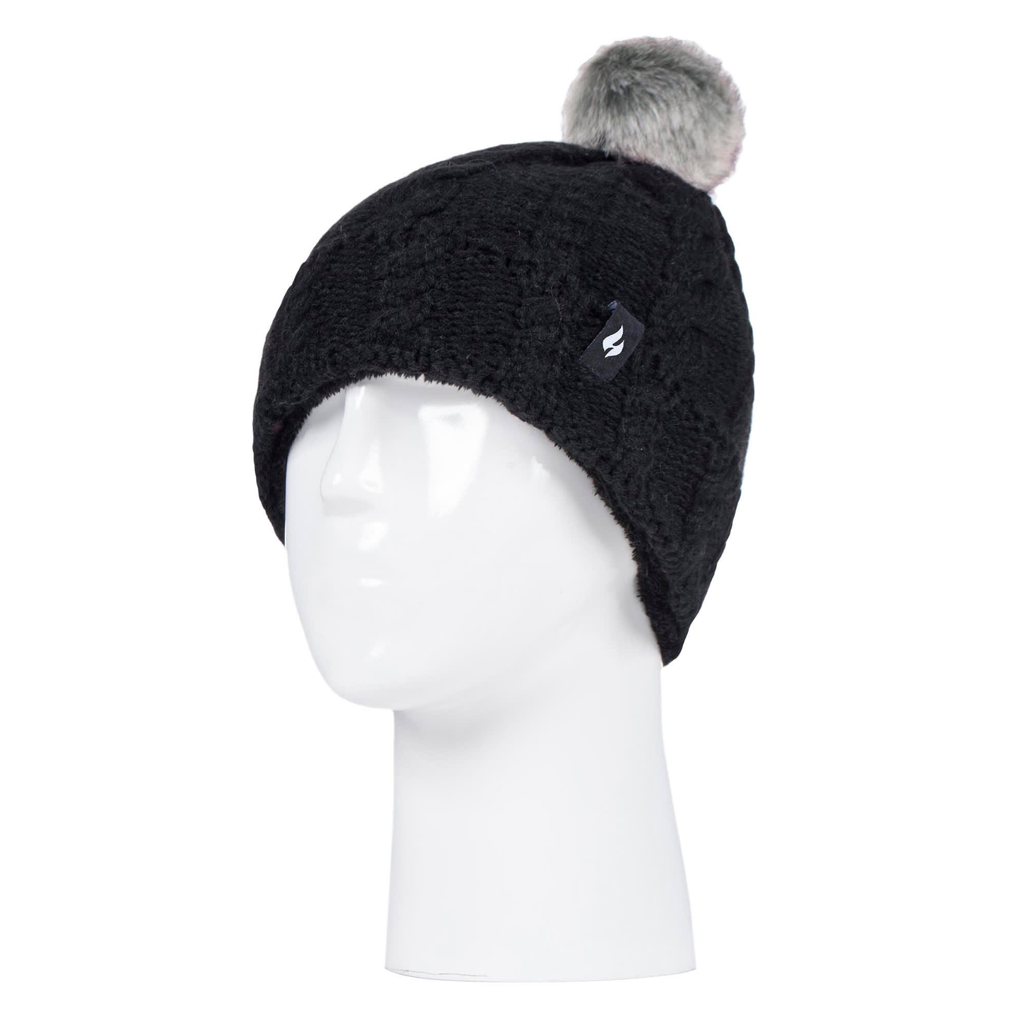 Heat Holders - Set cappello e guanti Pompon per ragazze accessori invernali. 3/4