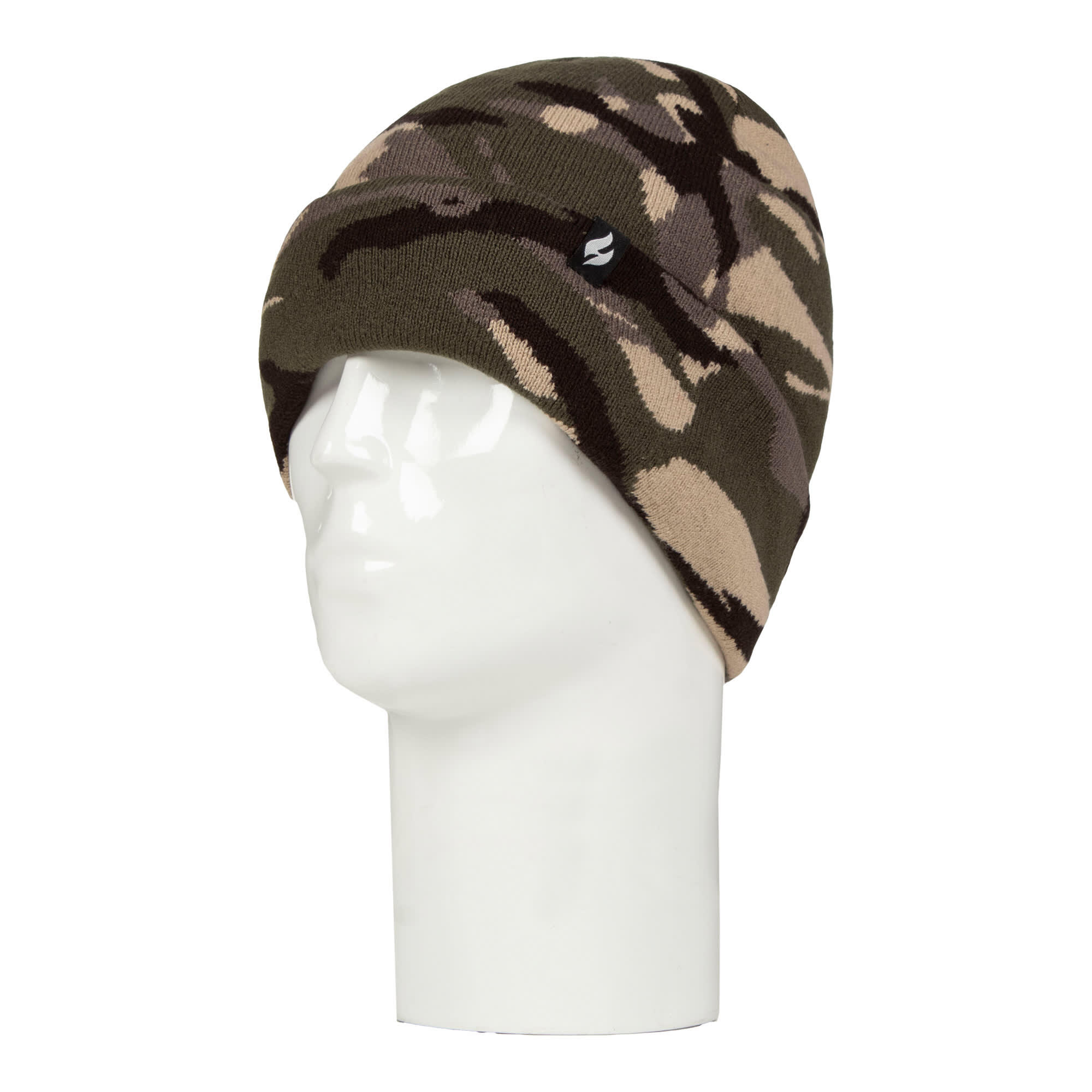 Heat Holders - Homme Beanie Chapeau en Gris Bleu Noir 3/5
