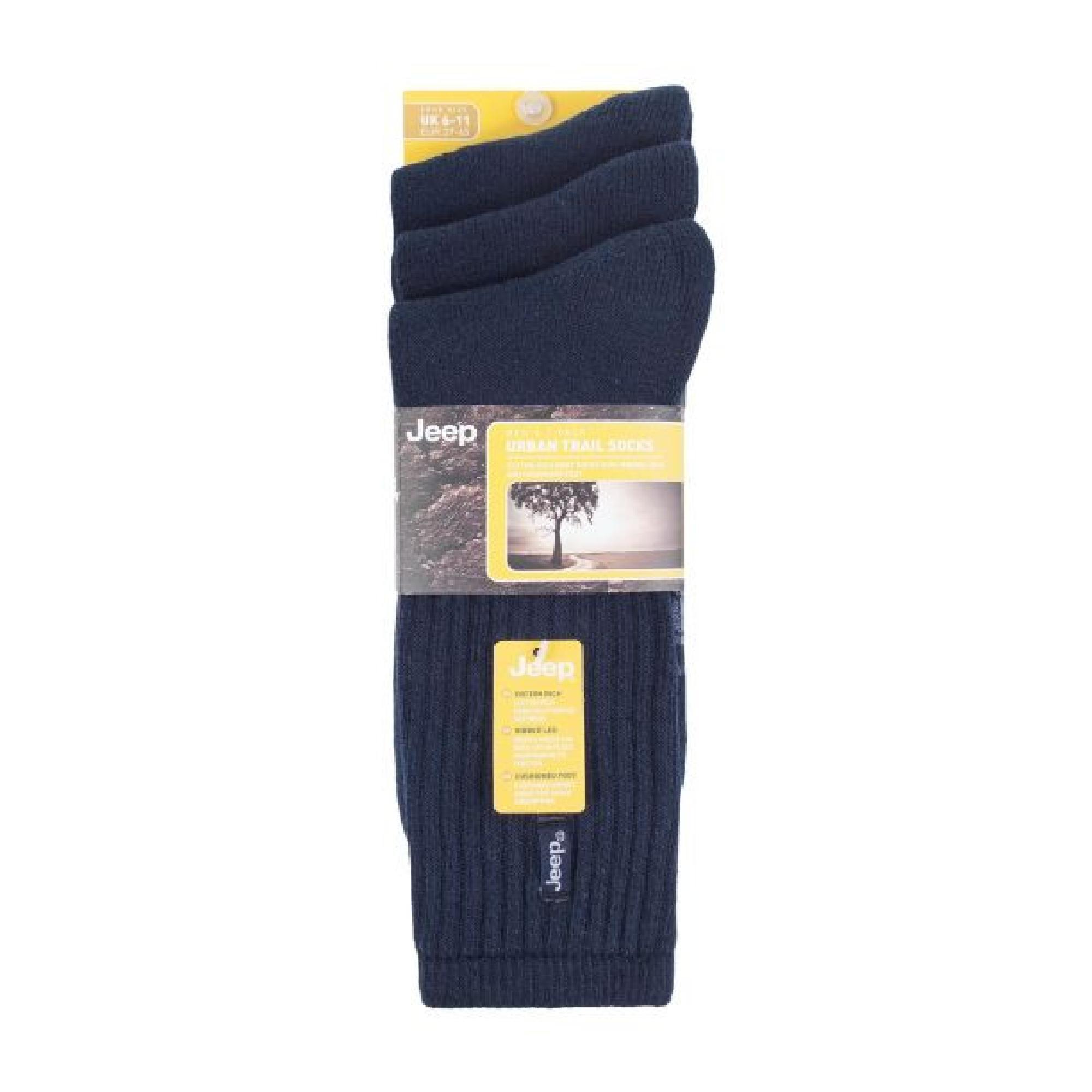 JEEP - 3er Pack Herren Baumwolle Outdoor Wandersocken Gepolstert Antiblasen 2/5