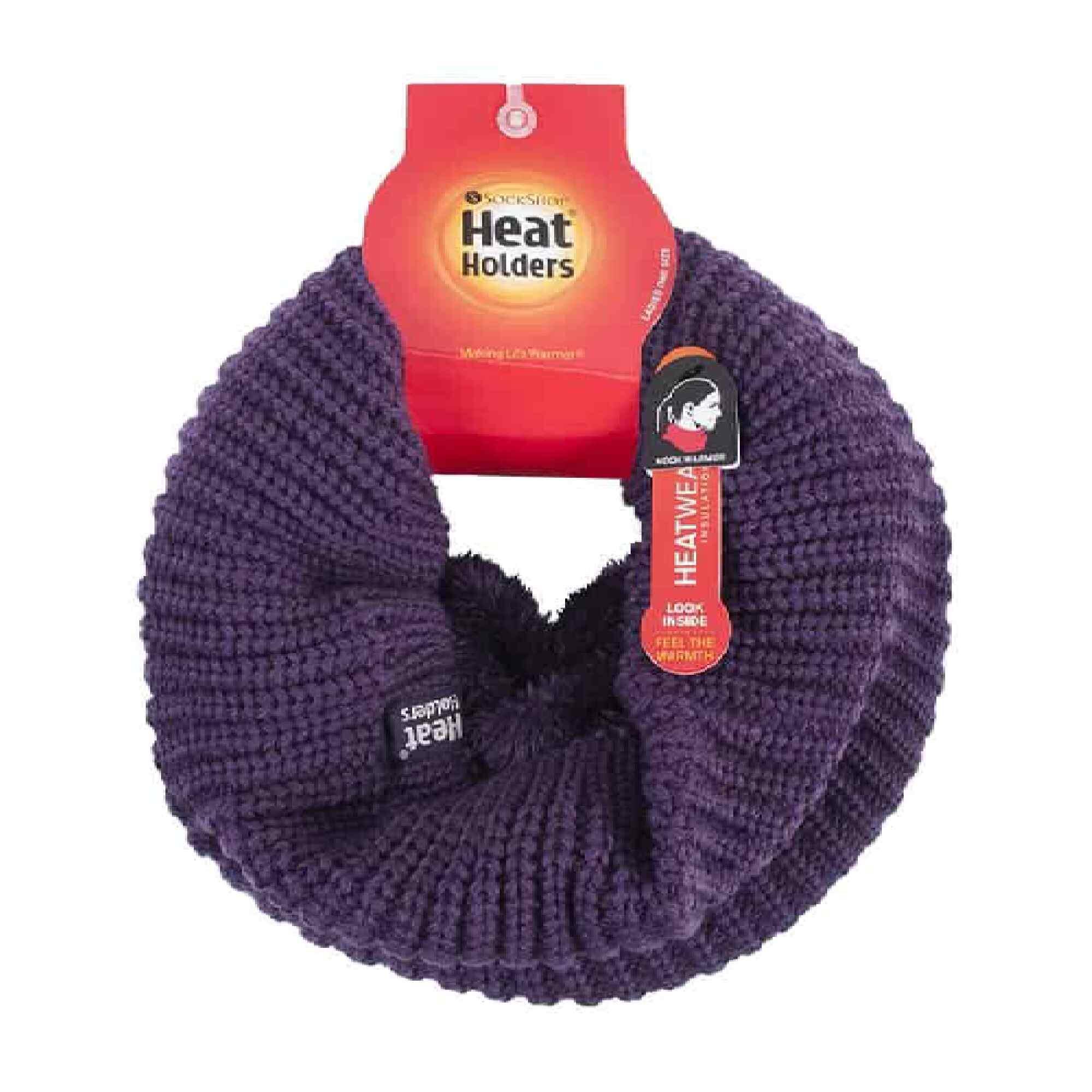 Heat Holders - Damen Nackenwärmer Winter | Halswärmer Stricken Fleece 2/5