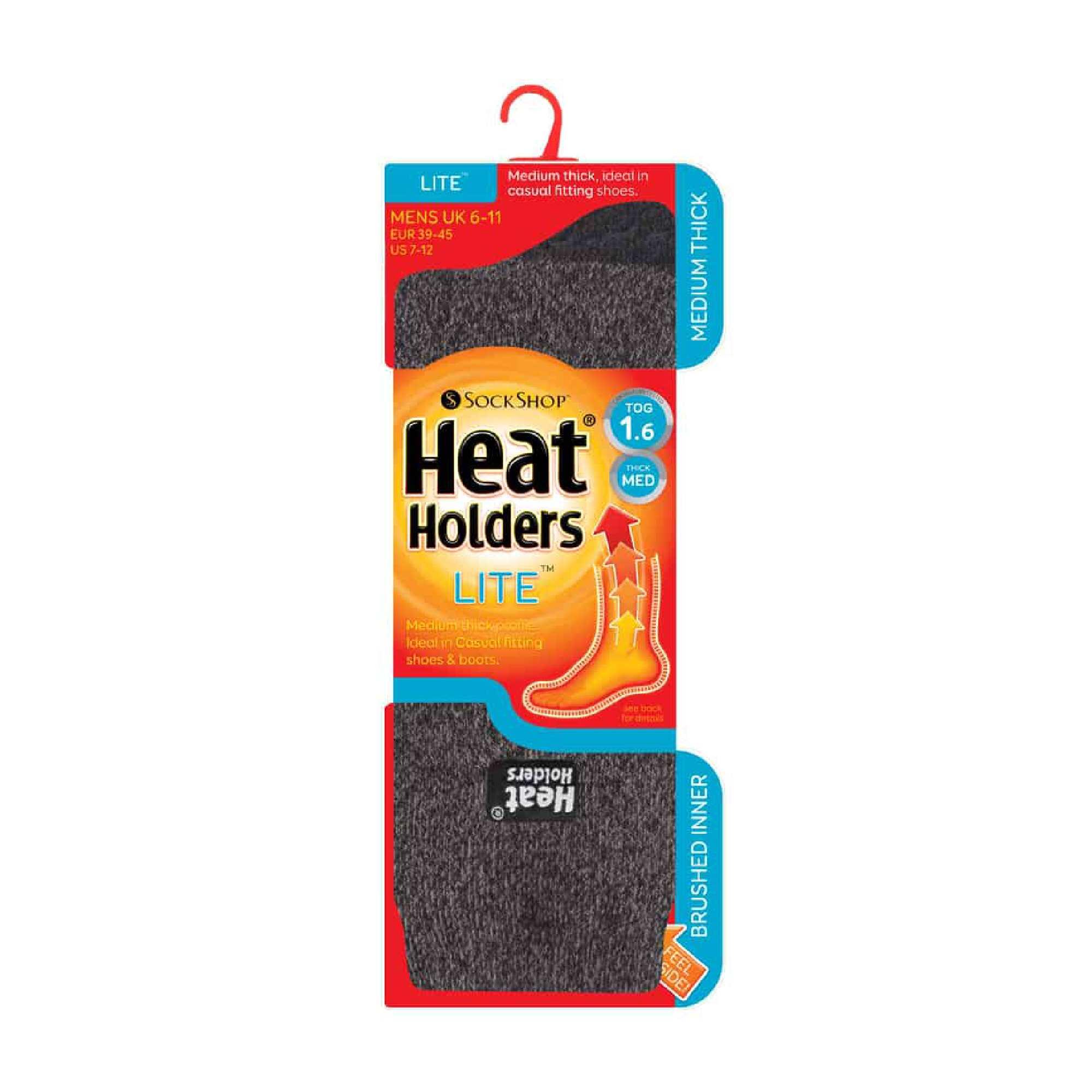 Mens Warm Thin 1.6 Tog Thermal Lite Dress Socks 2/6