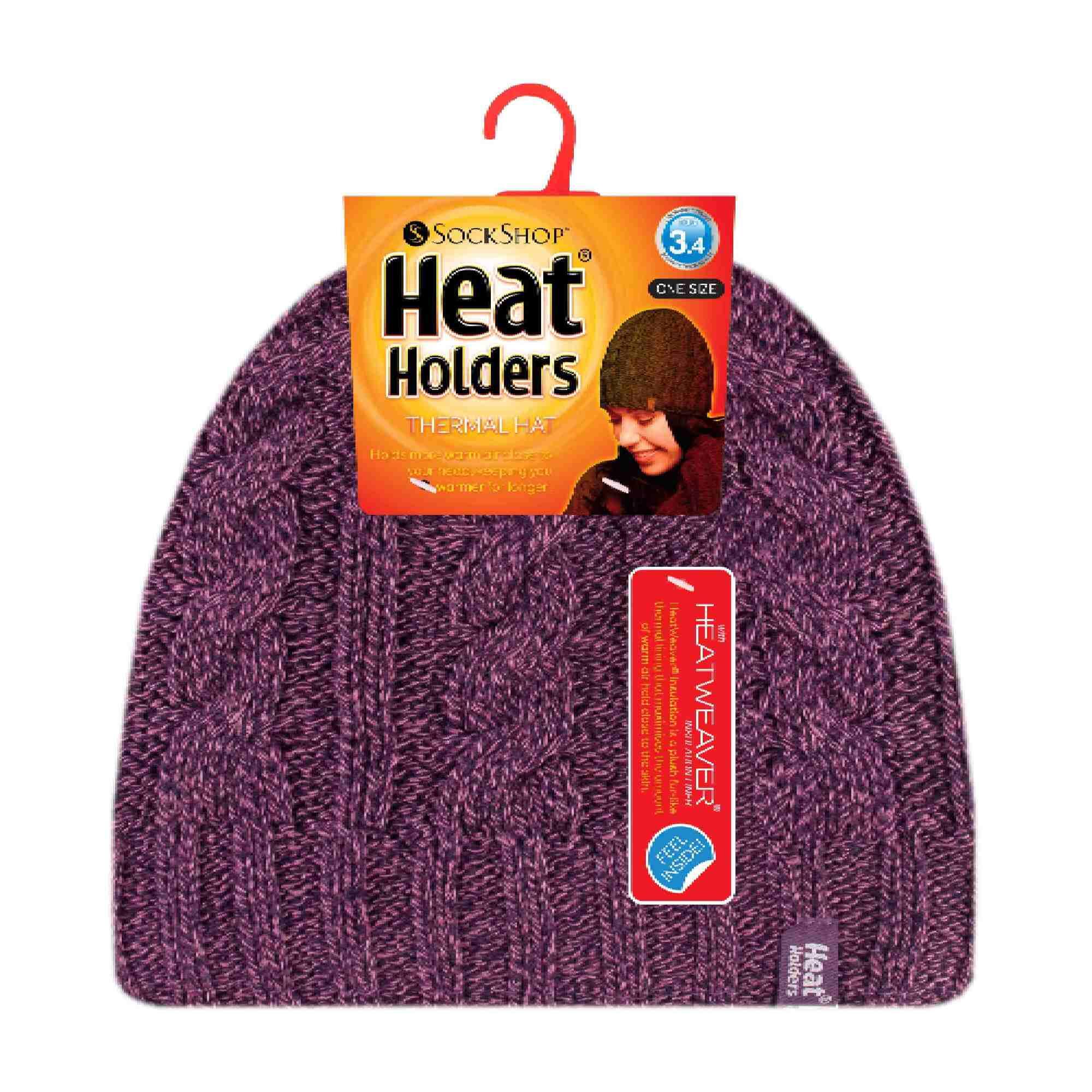 Heat Holders - Muster Strickmützen Damen | Beanie Wintermütze Warm Fleece 2/5